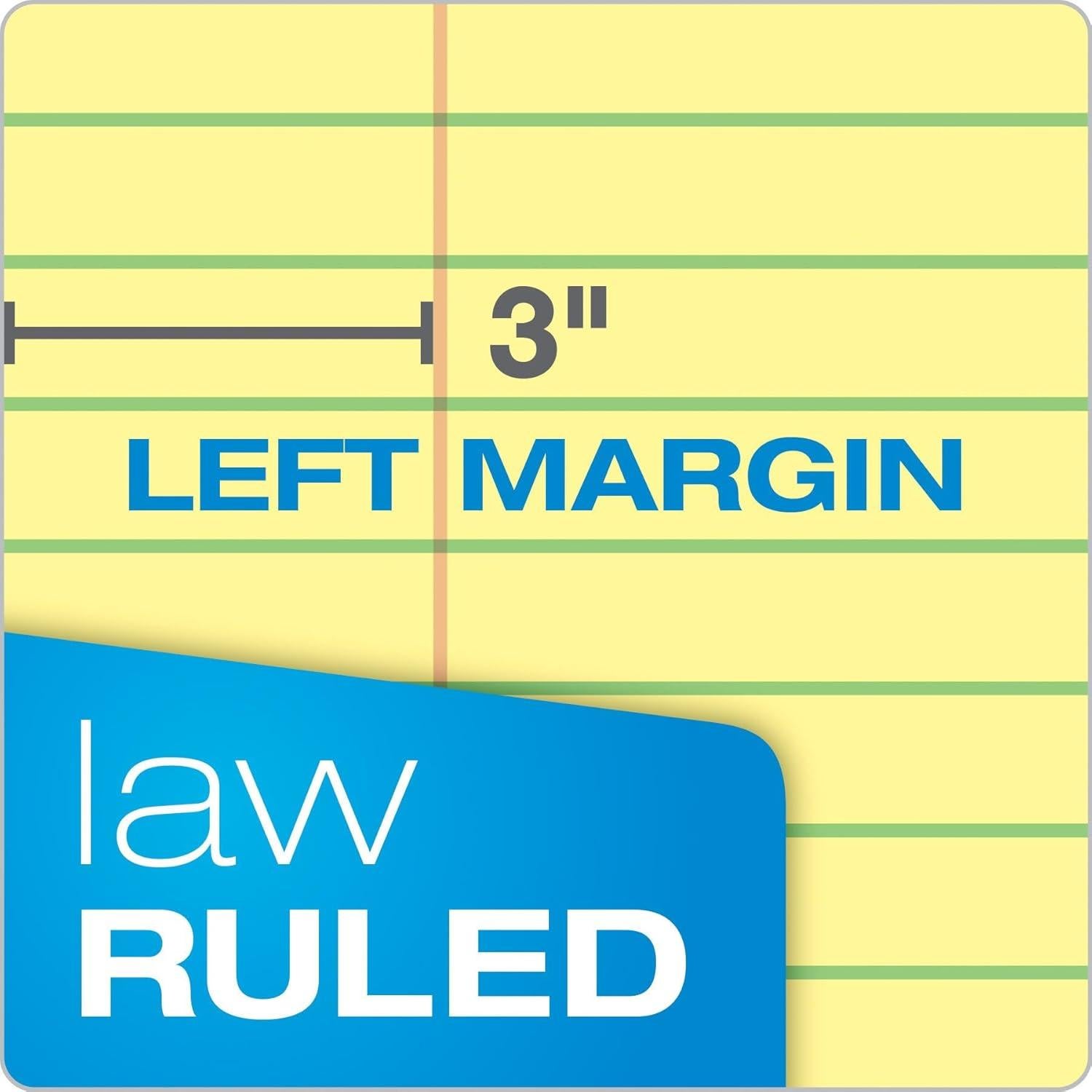 Bloc de Hojas Dobles Ampad 20-245 Legal Amarillo 100 Hojas