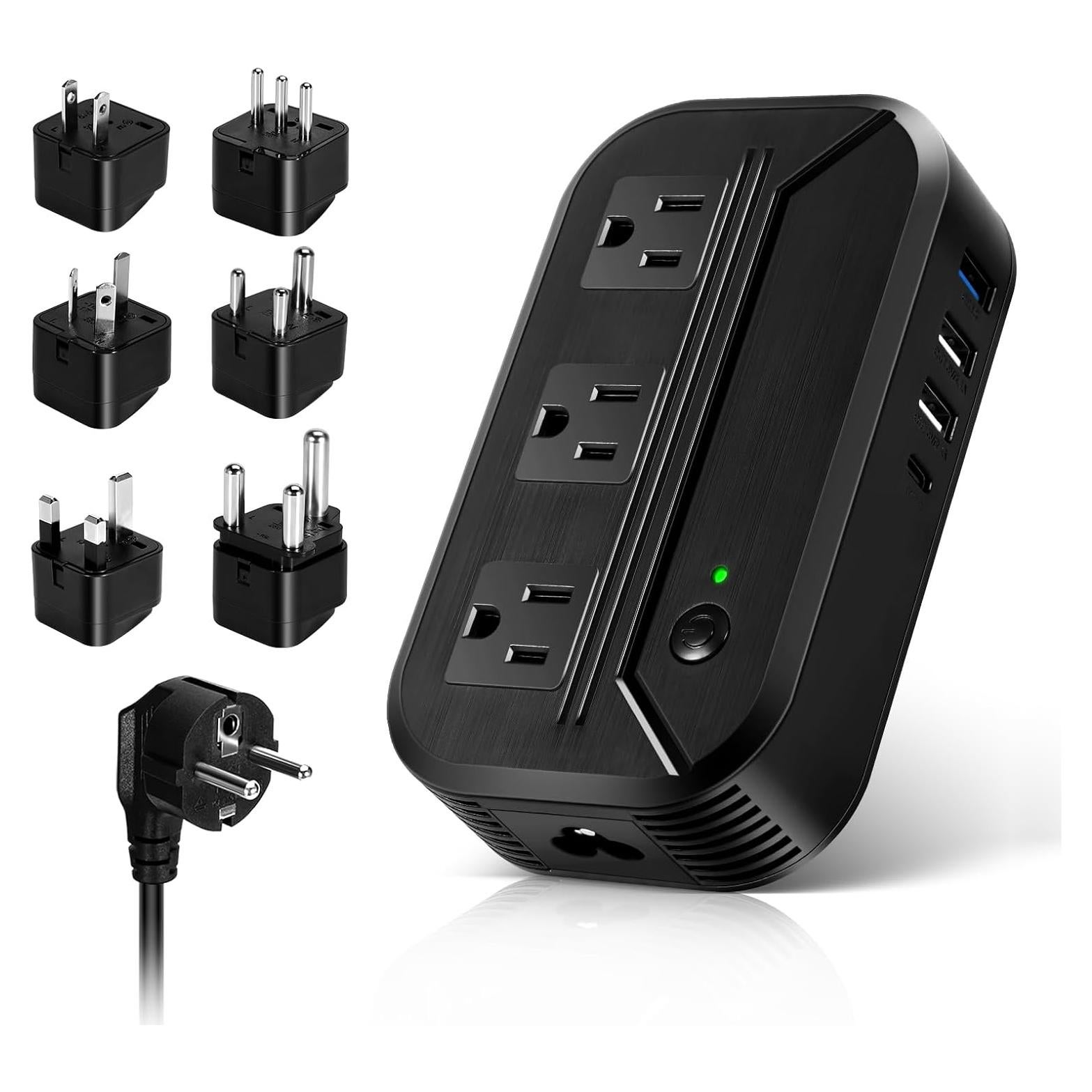 Convertidor de Voltaje 2300W AceChef 220V a 110V con USB