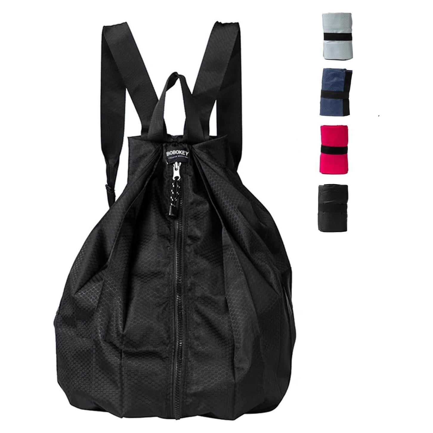 Mochila Plegable de Senderismo Unisex 30L Negra