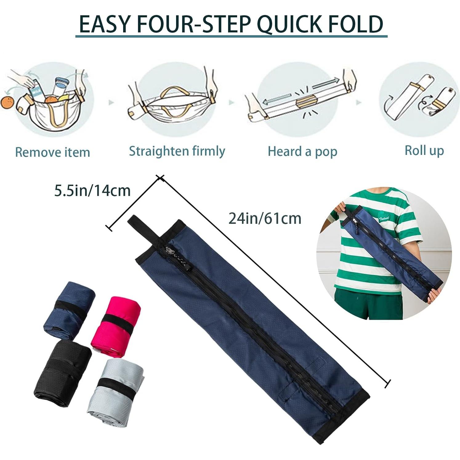 Mochila Plegable de Senderismo Unisex 30L Negra