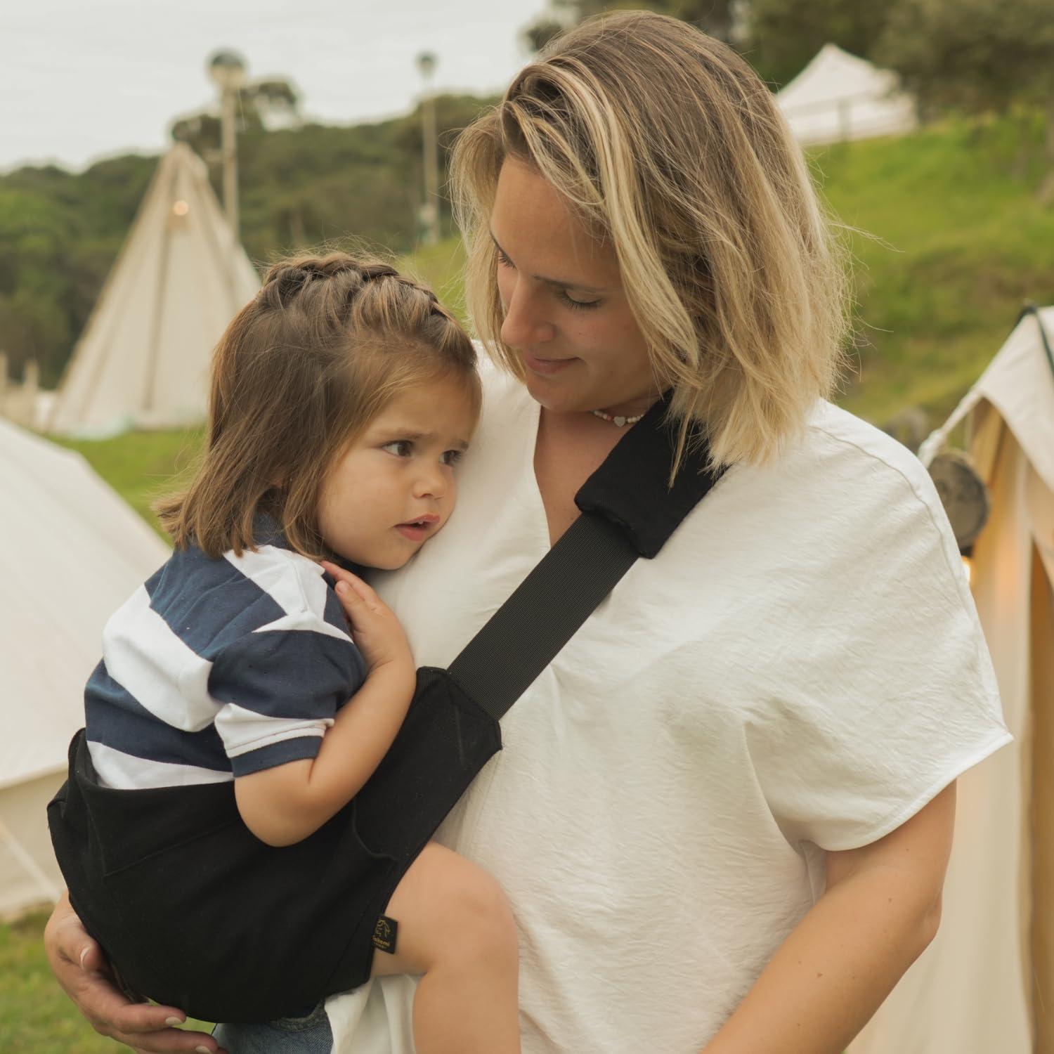 Portabebés Ajustable Takami Negro Ergonómico para Niños 0-3 Años