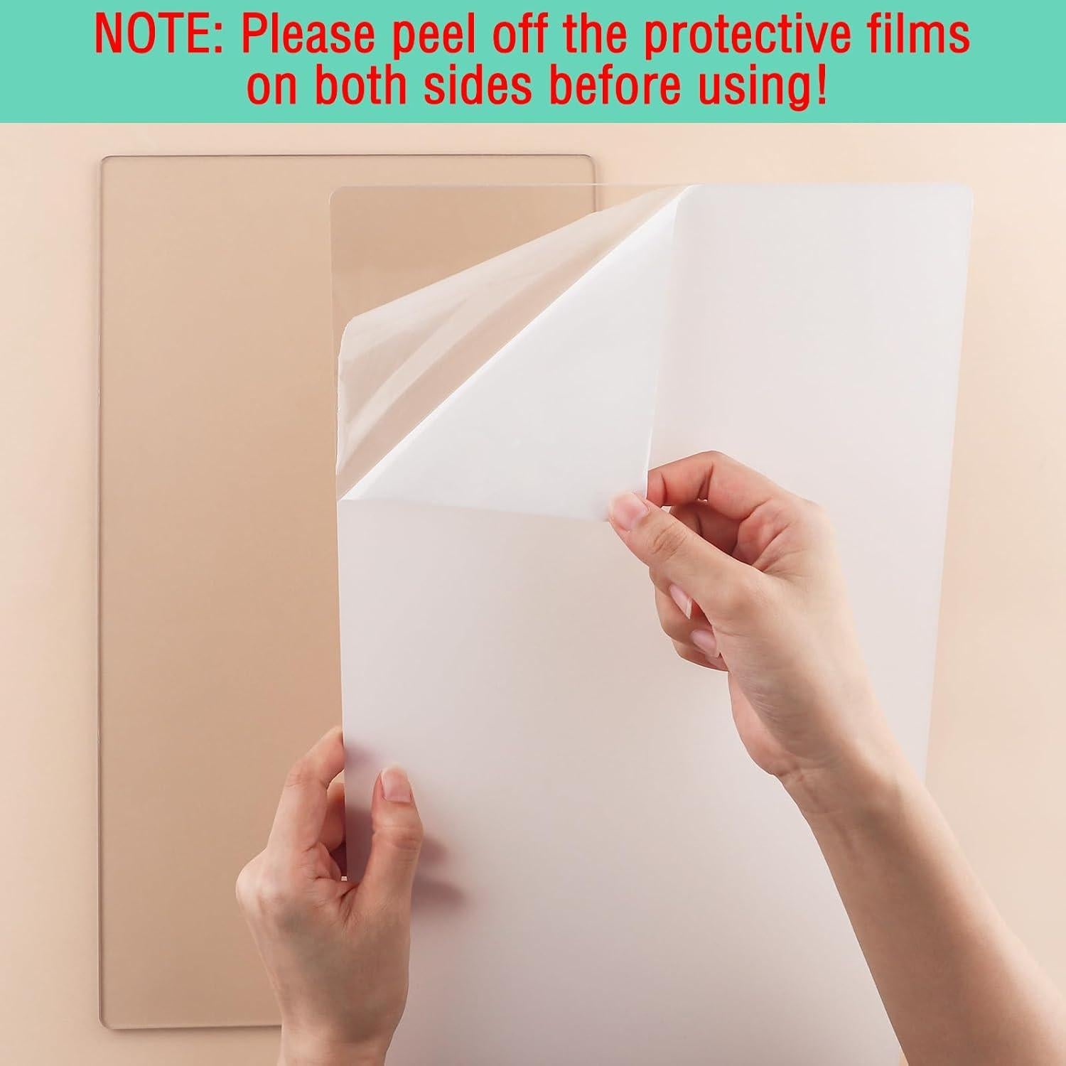 Almohadillas de Corte BAOFALI 2Pcs 32.4x22.4cm Policarbonato