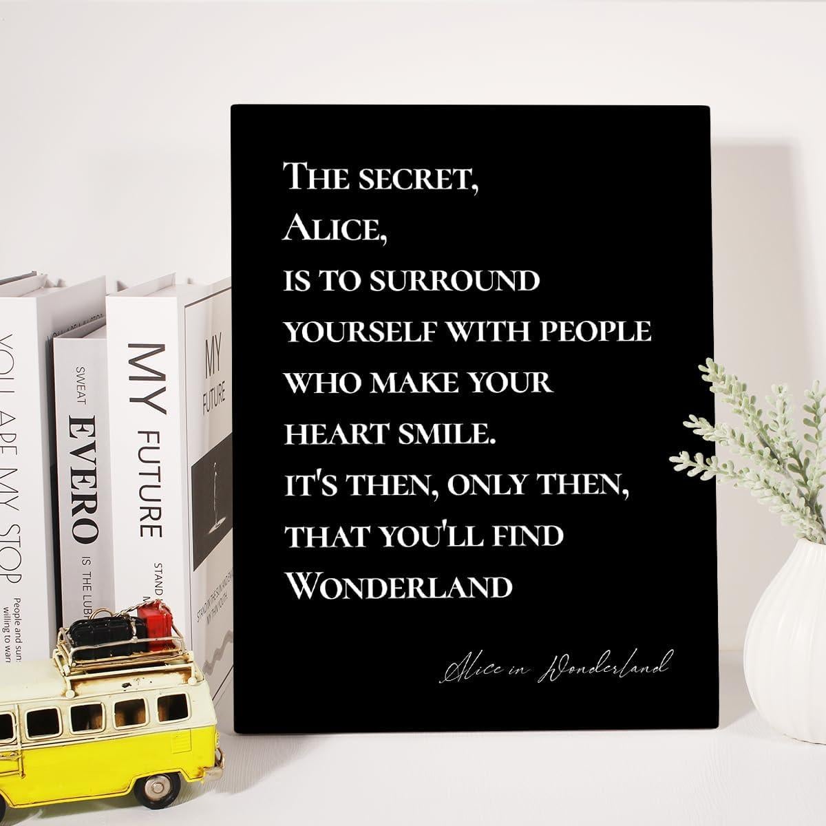 Arte de Pared en Lienzo Cita Inspiradora 30x38 cm JerLoe