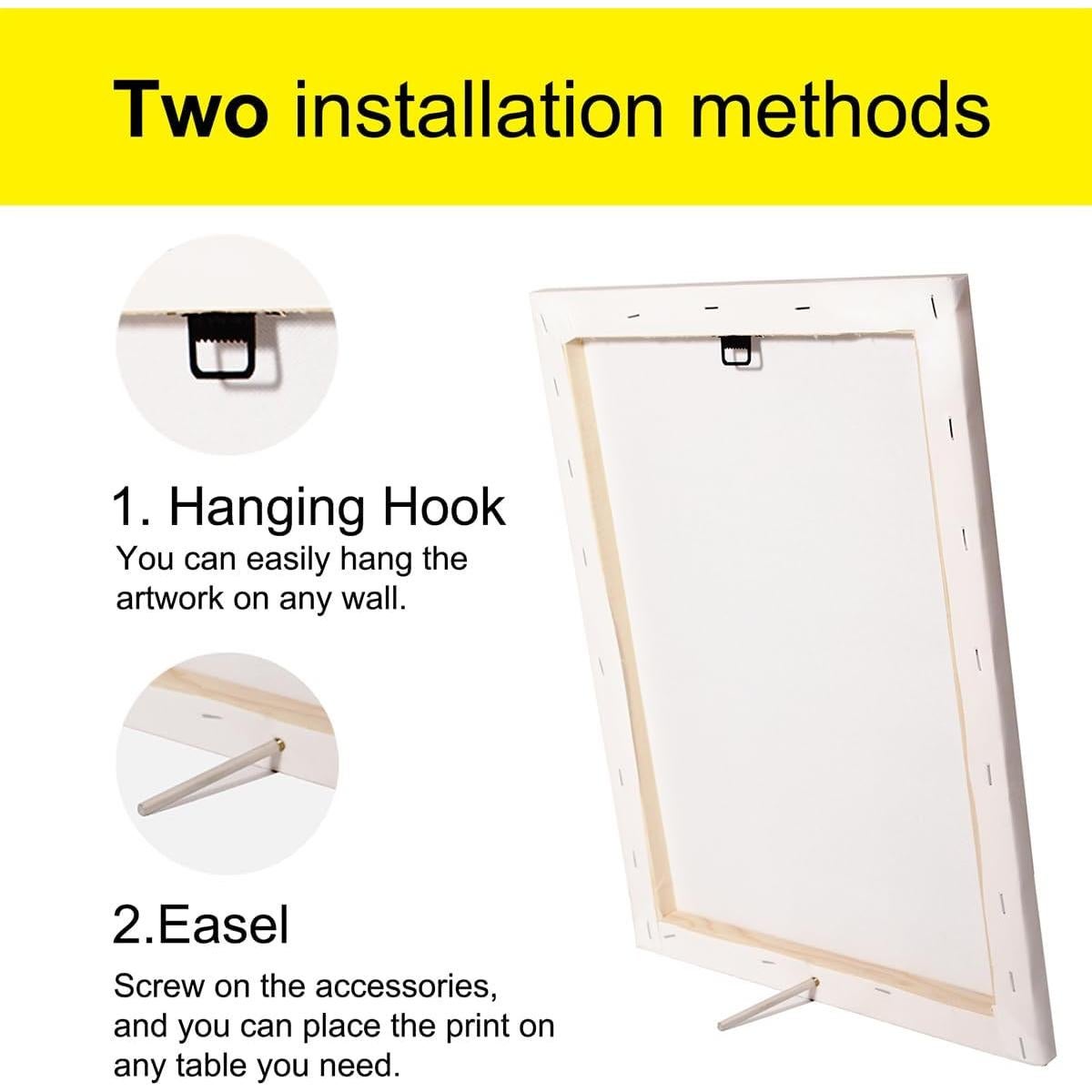 Arte de Pared en Lienzo Cita Inspiradora 30x38 cm JerLoe