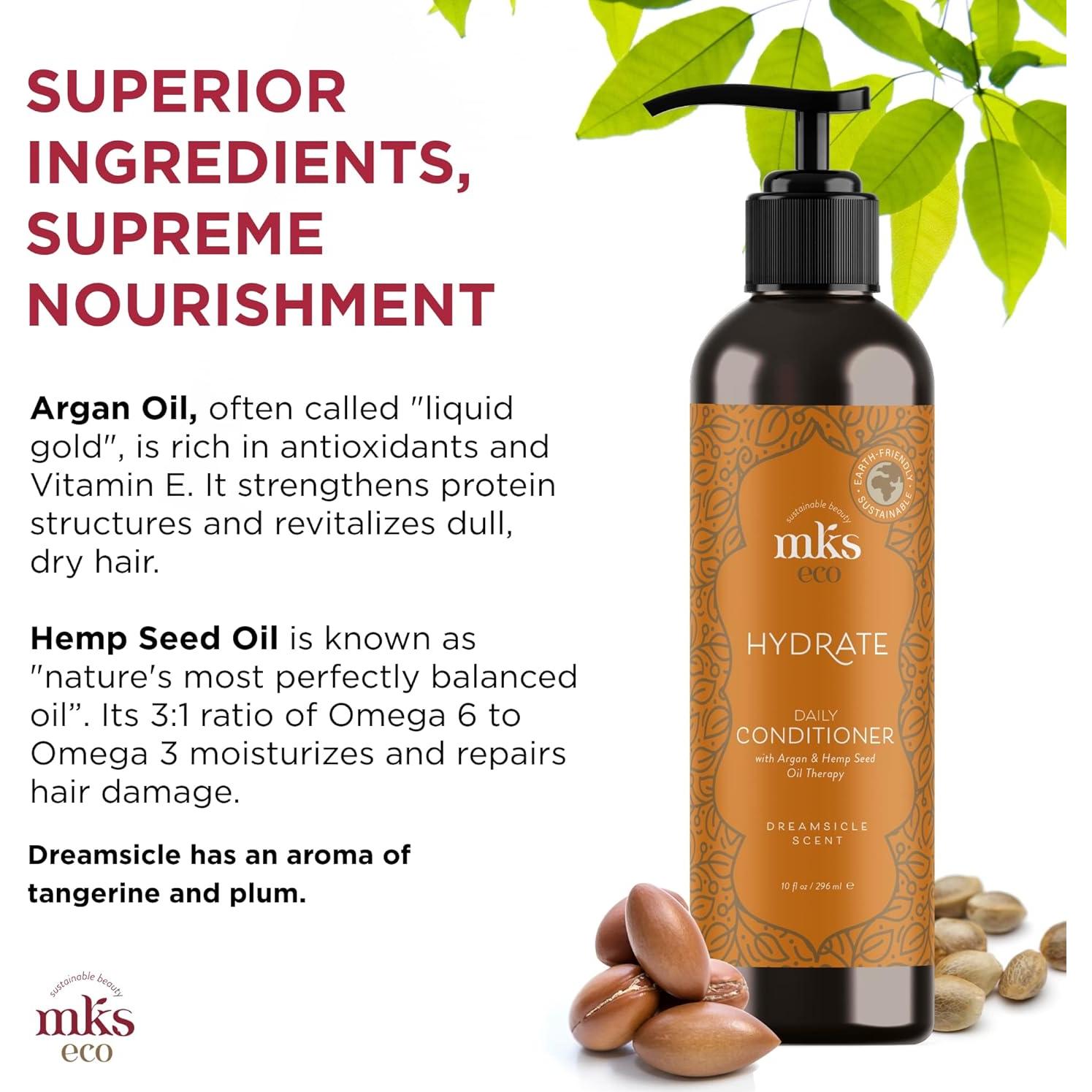 Acondicionador Earthly Body MKS eco Hydrate 296 ml - Nutre e Hidrata