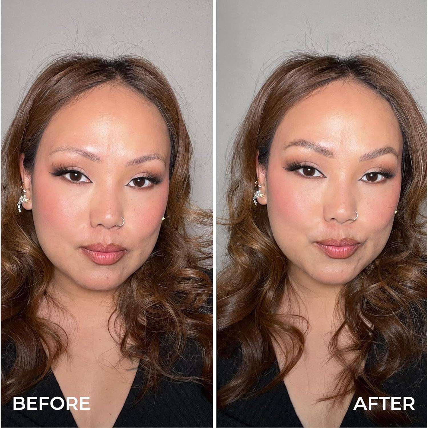 Dúo de Polvo para Cejas Wunderbrow - Vegano, 32g, Negro/Marrón