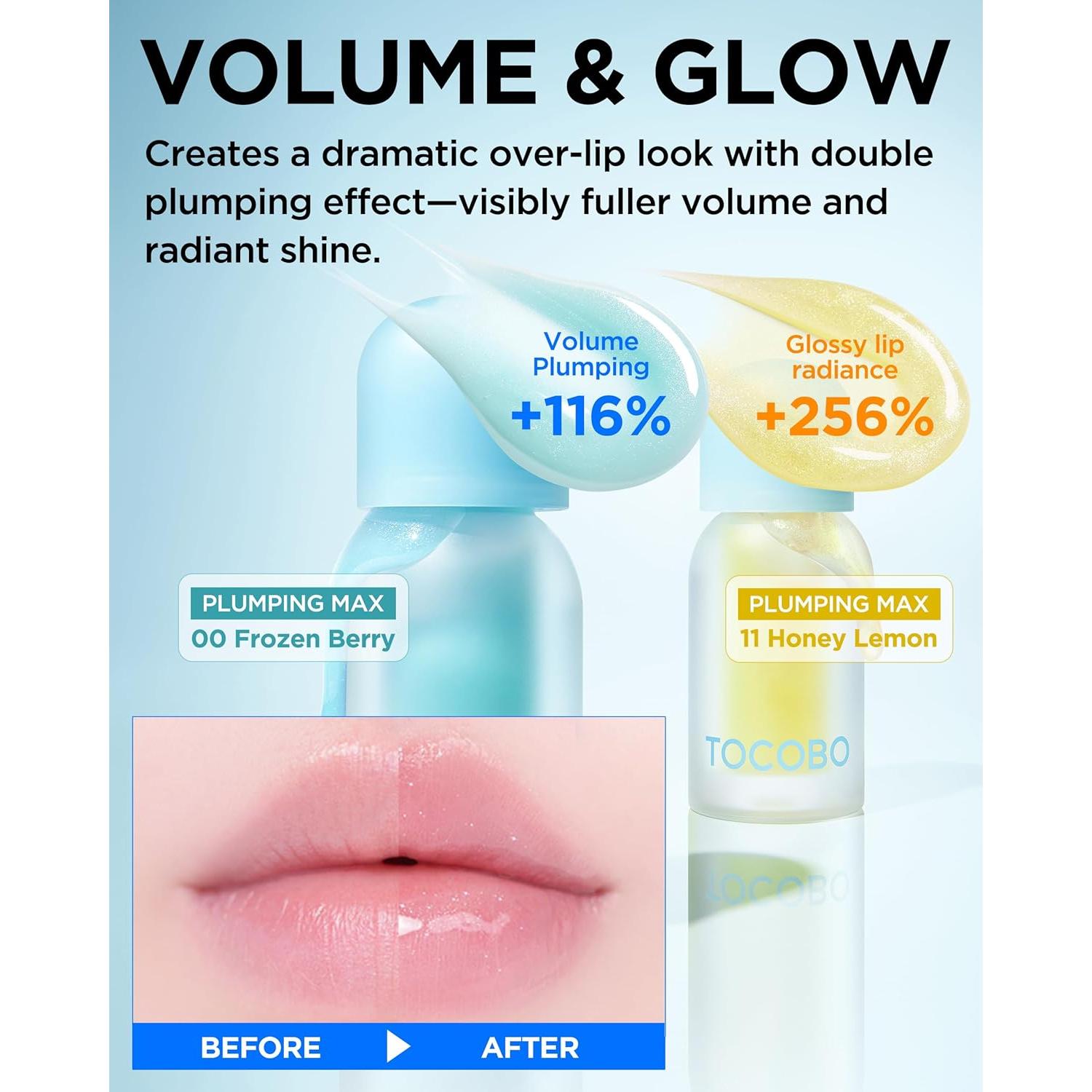 TOCOBO Aceite de Labios Voluminizador 00 Berry Congelado 3.54 ml