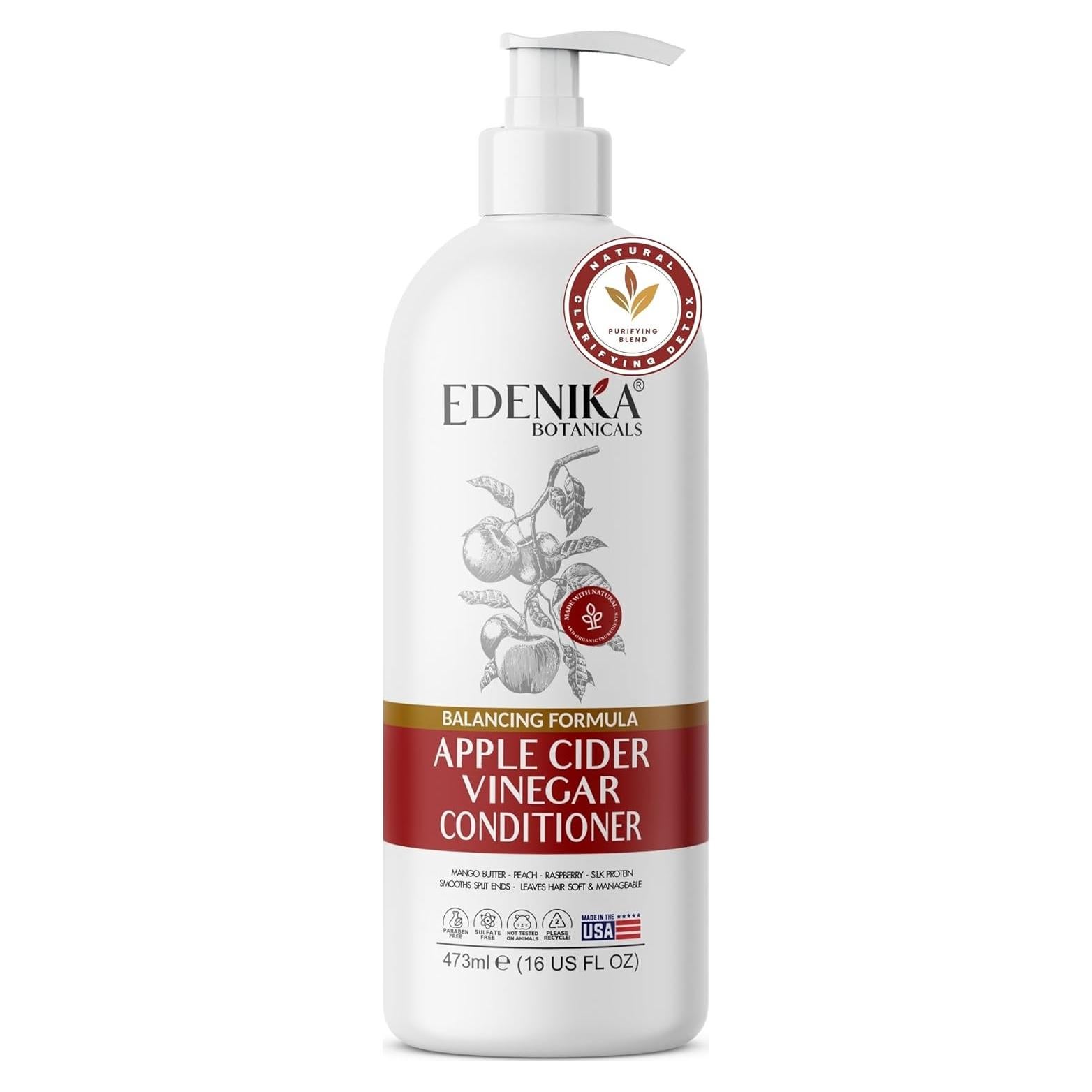 Acondicionador Edenika Botanicals 473 ml - Vinagre de Sidra de Manzana