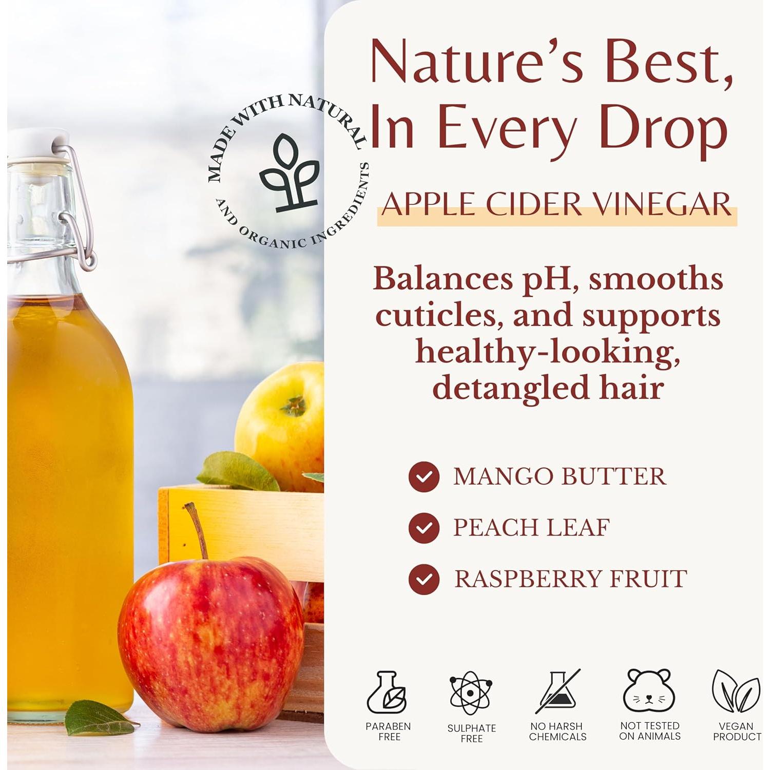 Acondicionador Edenika Botanicals 473 ml - Vinagre de Sidra de Manzana