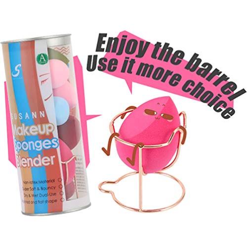 Juego de Esponjas de Maquillaje 12pcs + Soporte S SUSANN