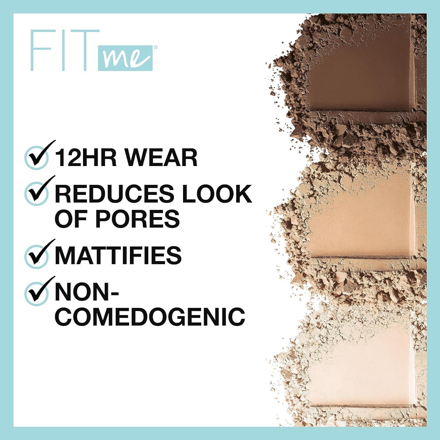 Polvo Compacto Maybelline Fit Me Matte 334 Sol Cálido 8g