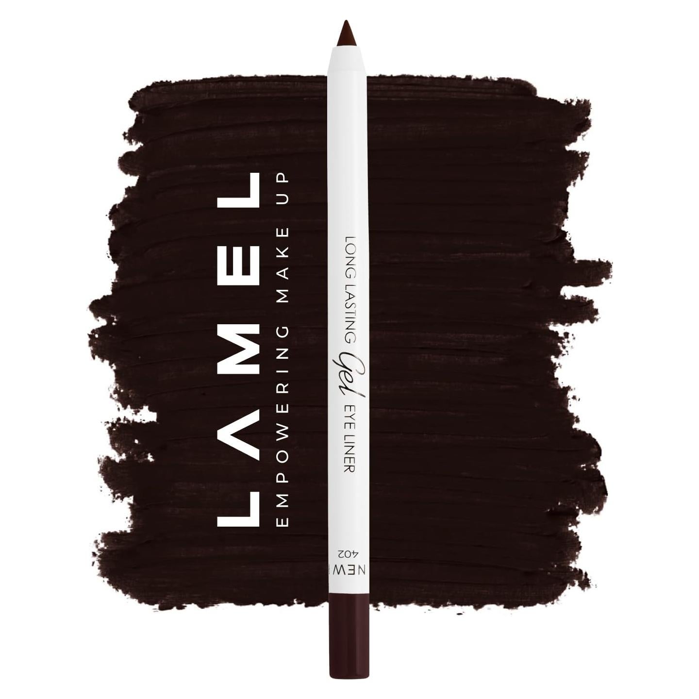 Delineador en Gel LAMEL 402 Marrón Profundo Impermeable