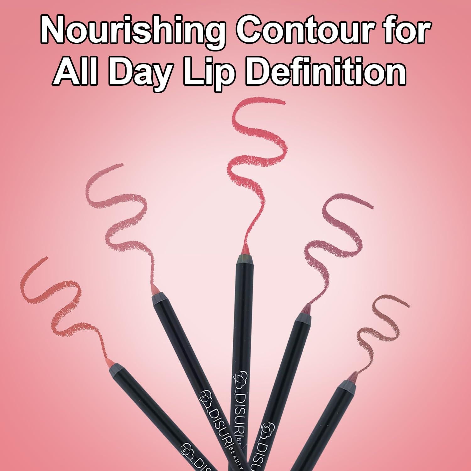 Delineador de Labios DISURI Beauty Blush Blossom - Semi-Mate, Vegano