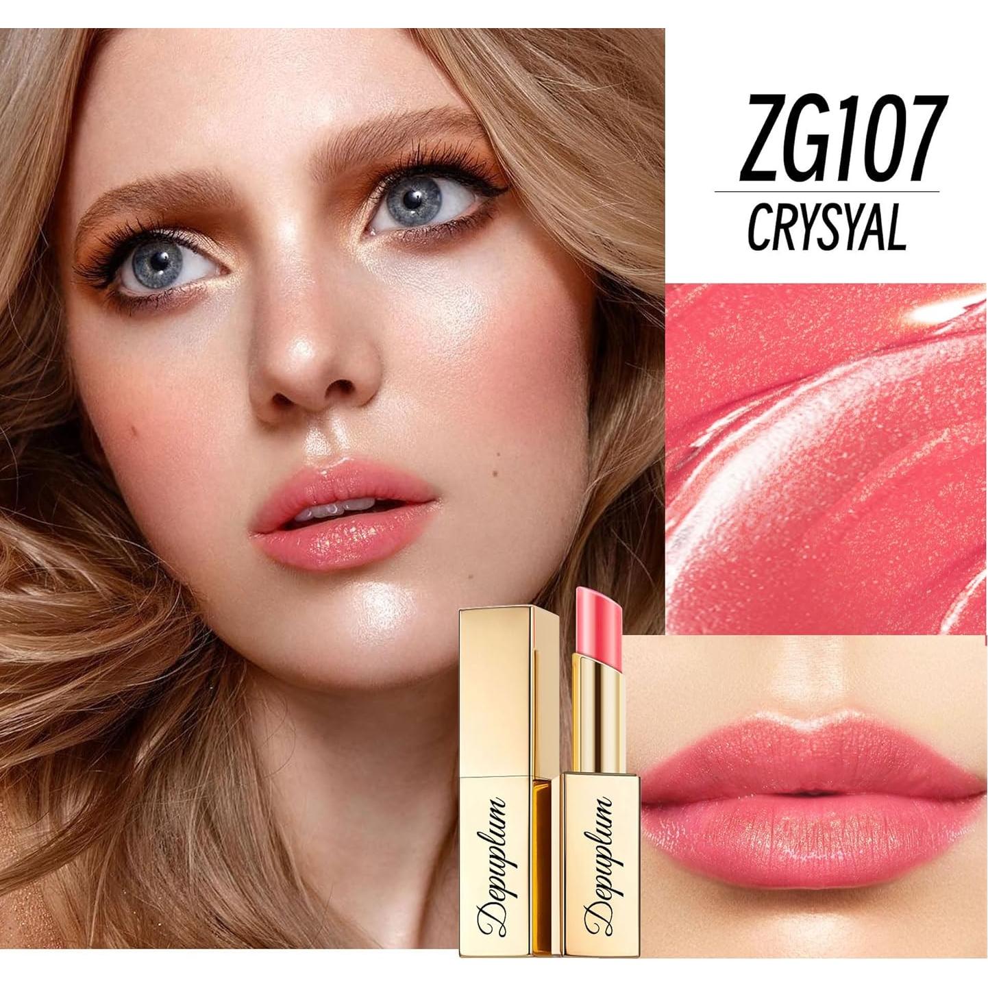 Juego de Labiales Hidratantes Veganos Depuplum - Nude y Rojo