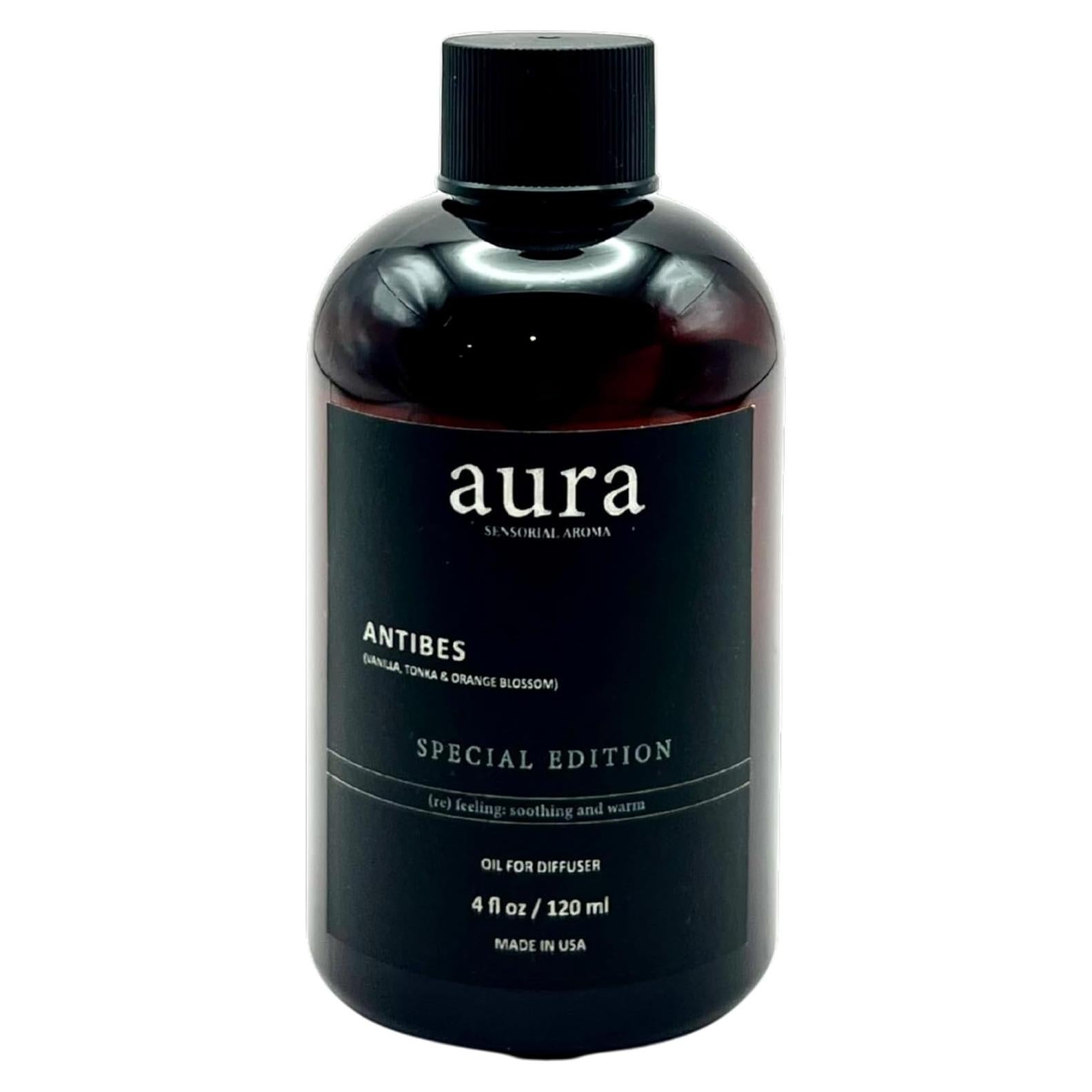 Aceite de Fragancia Antibes Aura 120 ml - Aromaterapia Sin Agua