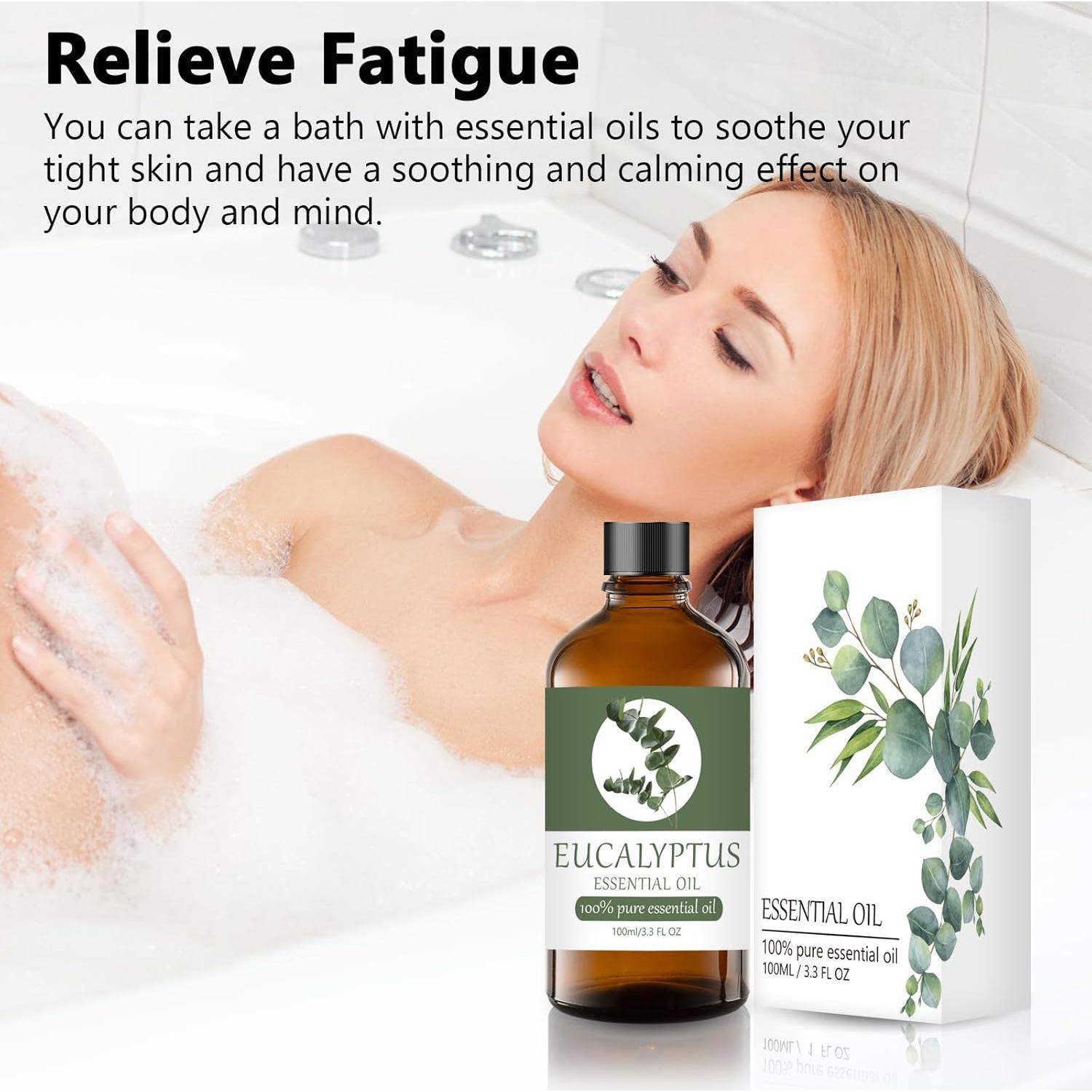 Aceite Esencial de Eucalipto 100% Puro Kimitimi 97.6 ml