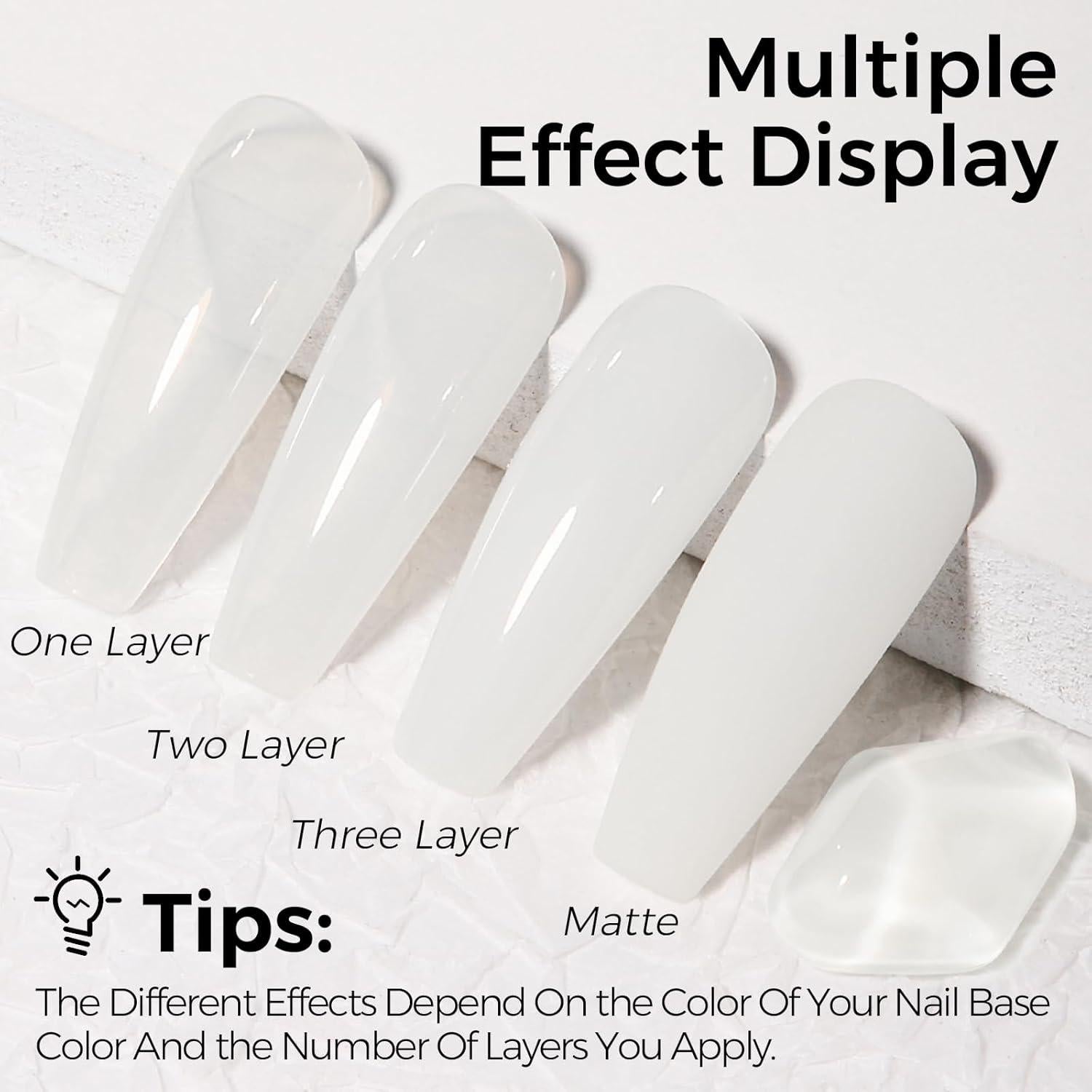 Esmalte de Uñas Gel TOMICCA 007 Jelly Blanco Lechoso 50ml