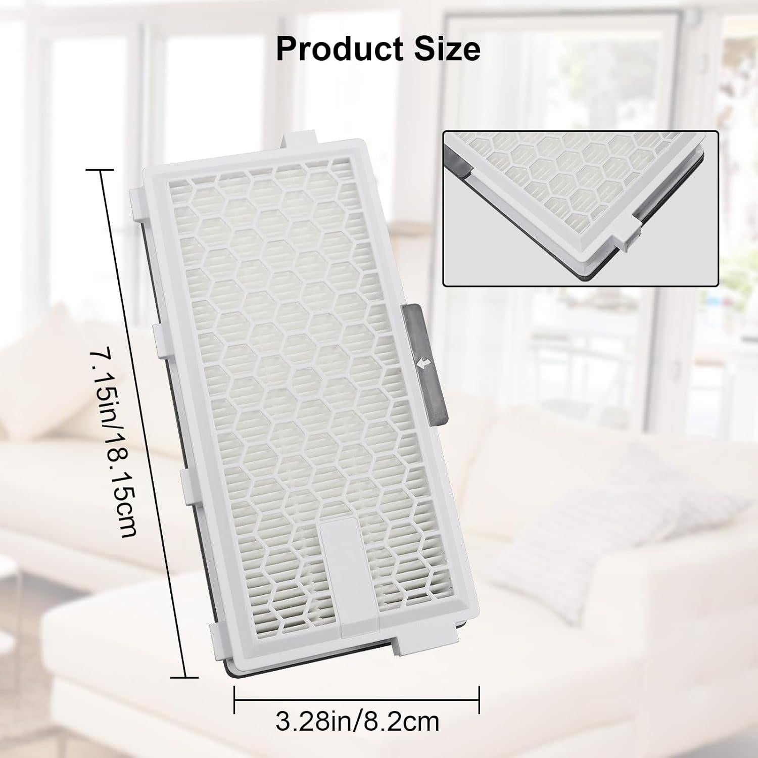 Filtro Active AirClean SF-HA50 Ryvina para Aspiradora Miele - 2 Paquetes