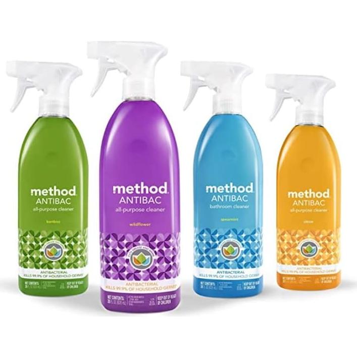 Limpiador Antibacteriano Multiusos Method 828 ml x4 Bambú