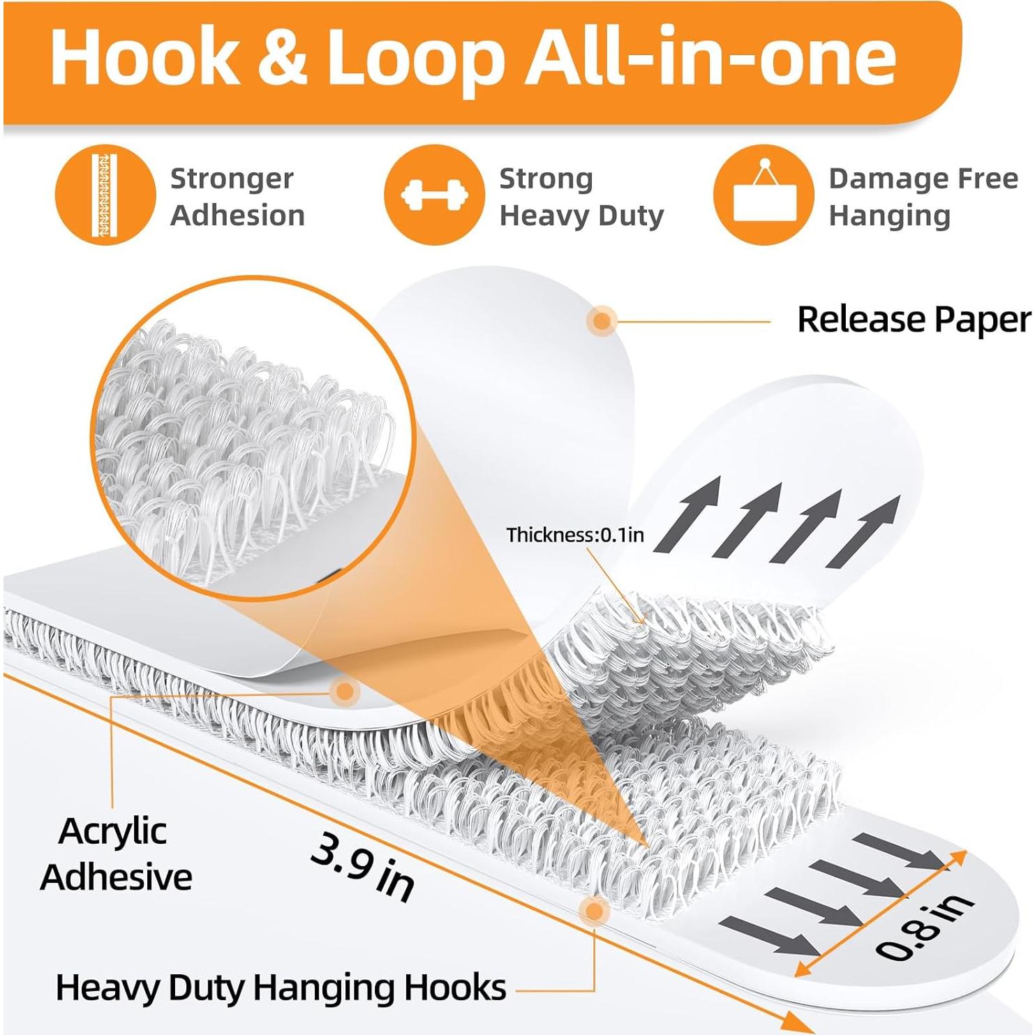 Tiras Adhesivas para Colgar Cuadros Summerbrite XL - 32 Unidades