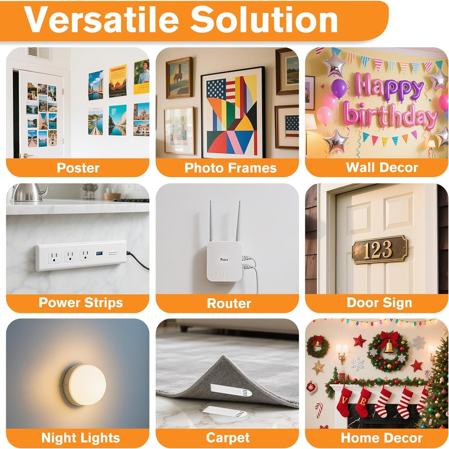 Tiras Adhesivas para Colgar Cuadros Summerbrite XL - 32 Unidades