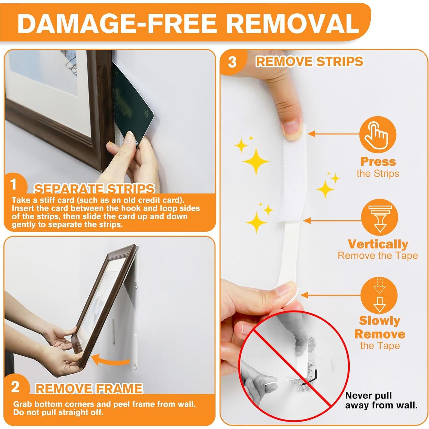 Tiras Adhesivas para Colgar Cuadros Summerbrite XL - 32 Unidades