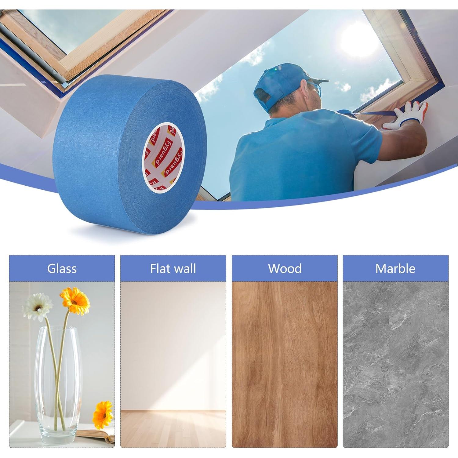 2 Rollos de Cinta de Pintor Azul Fyguard 5.08 cm x 50.29 m