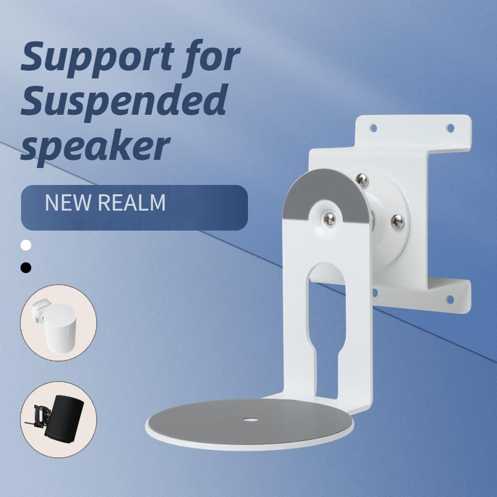 Soporte de Pared Metálico Shinar para Sonos Era 100 Blanco - Ajustable 360°