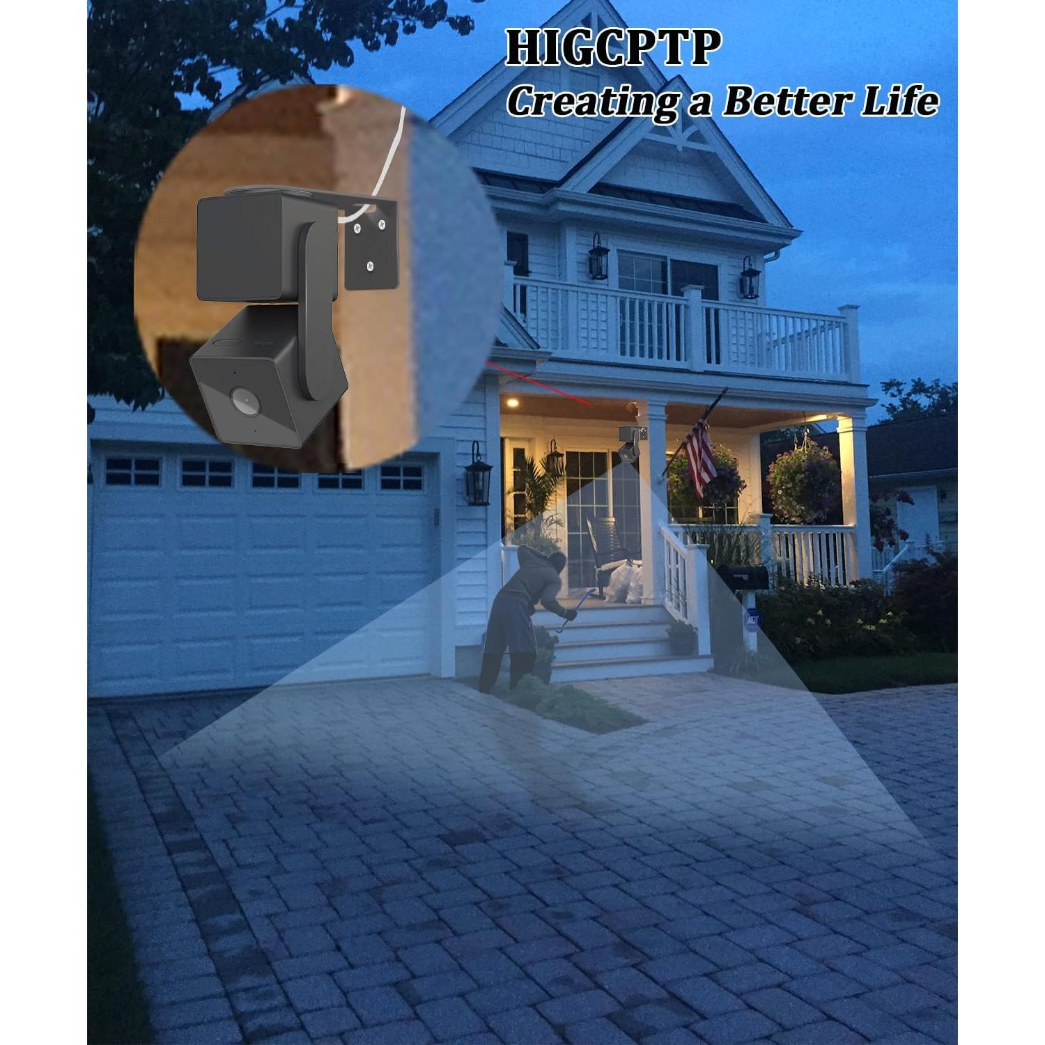 Soporte de Pared Metal HIGCPTP 2Pack para Wyze Cam Pan V3/V2