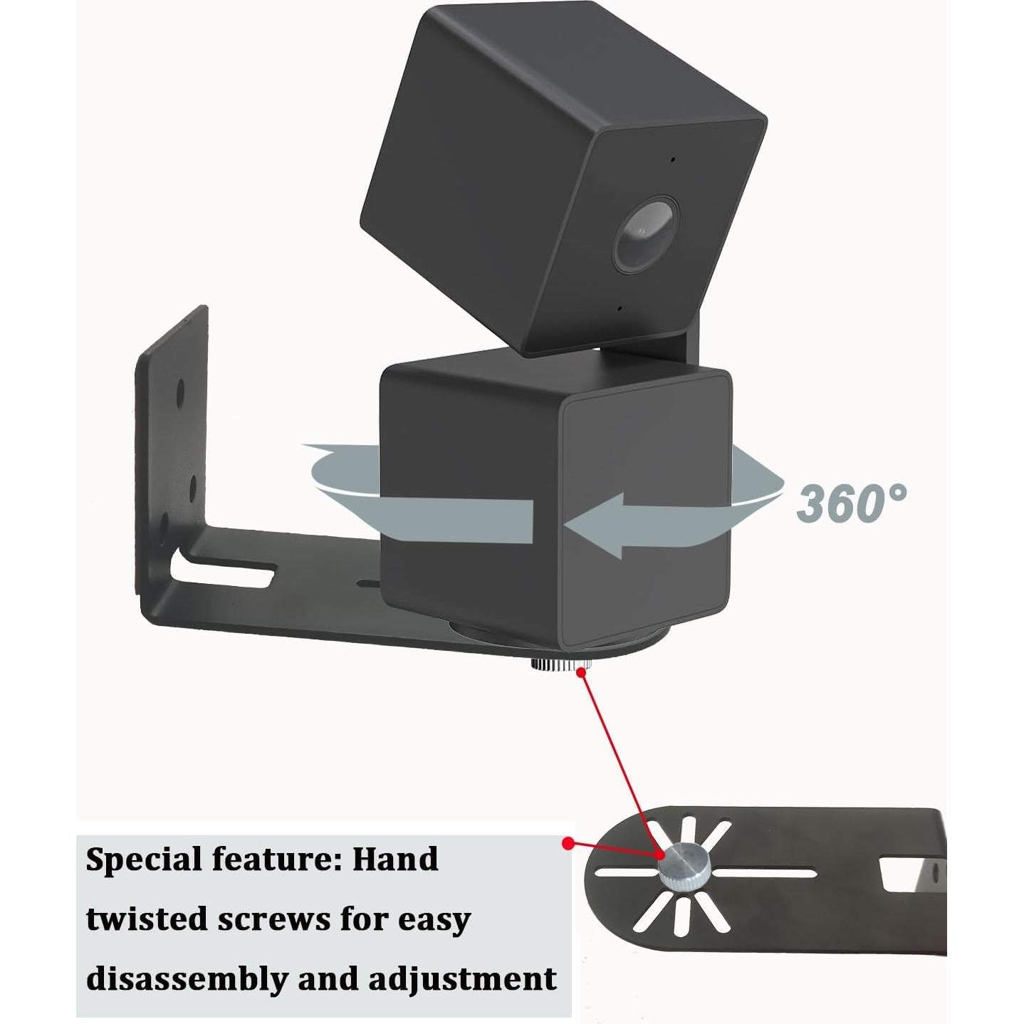 Soporte de Pared Metal HIGCPTP 2Pack para Wyze Cam Pan V3/V2