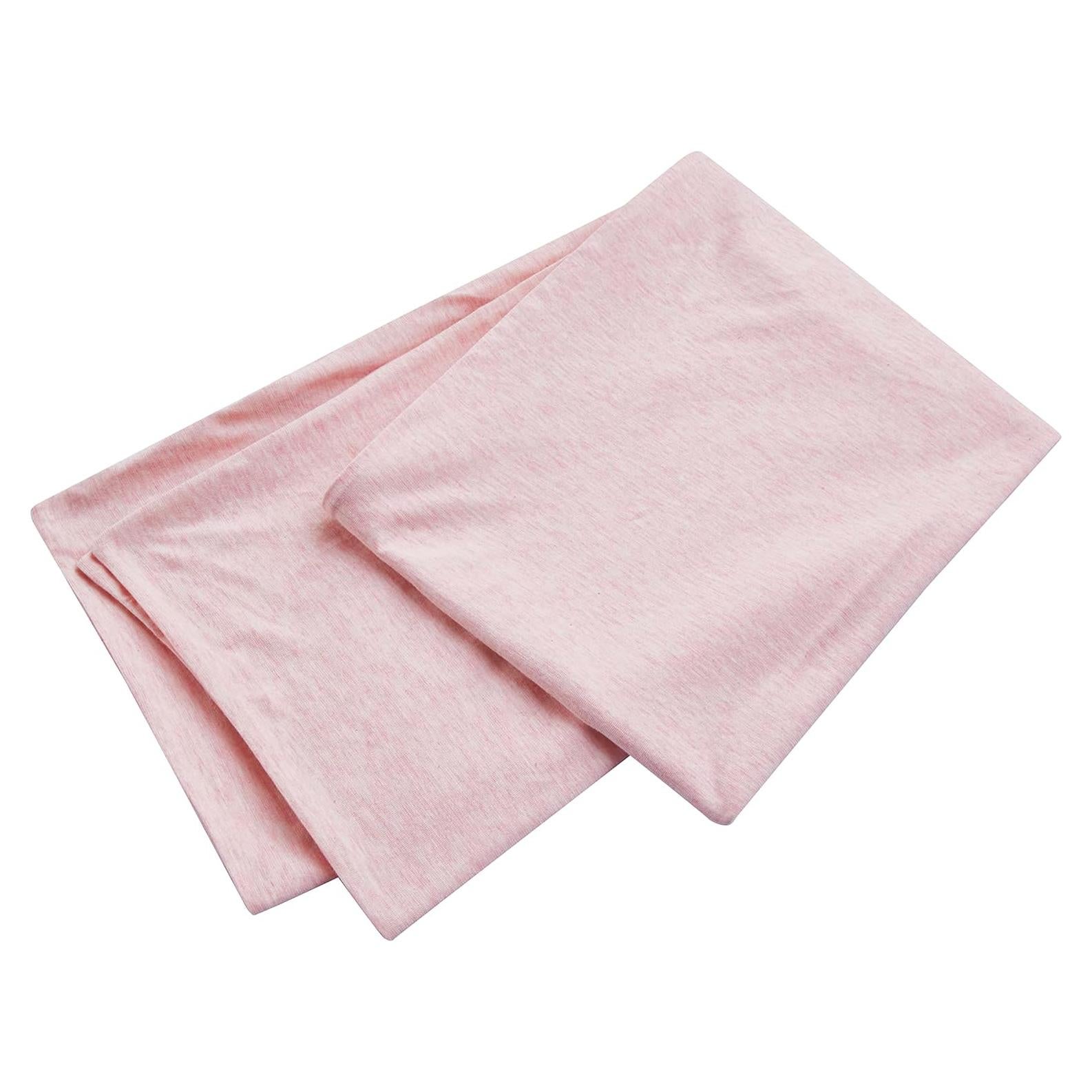 Funda de Almohada de Cuerpo Oubonun 100% Algodón Rosa Bebé 53x137cm