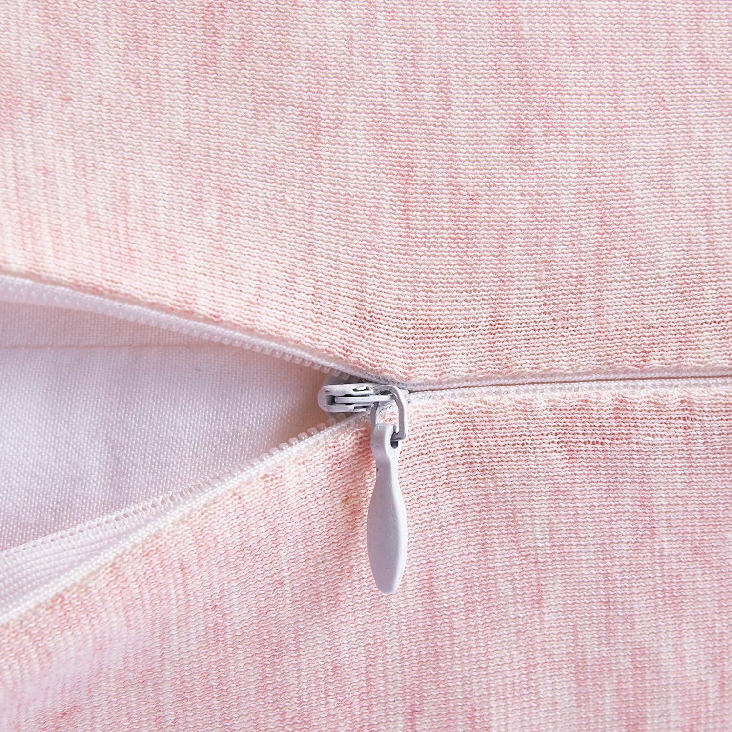 Funda de Almohada de Cuerpo Oubonun 100% Algodón Rosa Bebé 53x137cm