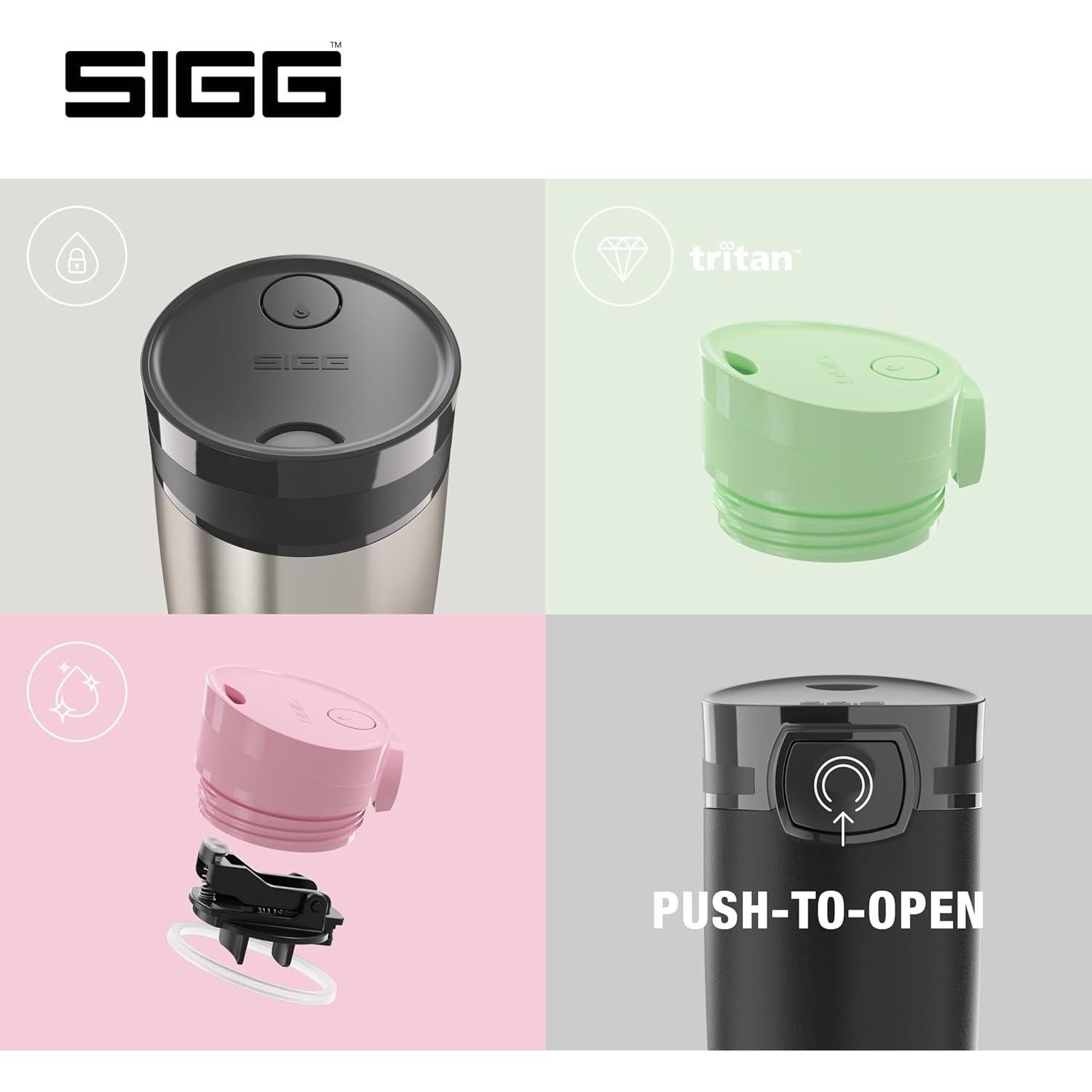 Taza de Café Aislada SIGG Berry 0.27L Acero Inoxidable