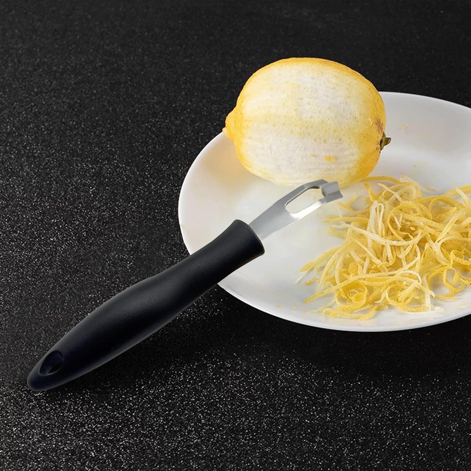 Cuchillo de Canal Pelador de Limón Acero Inoxidable LVVXIXI