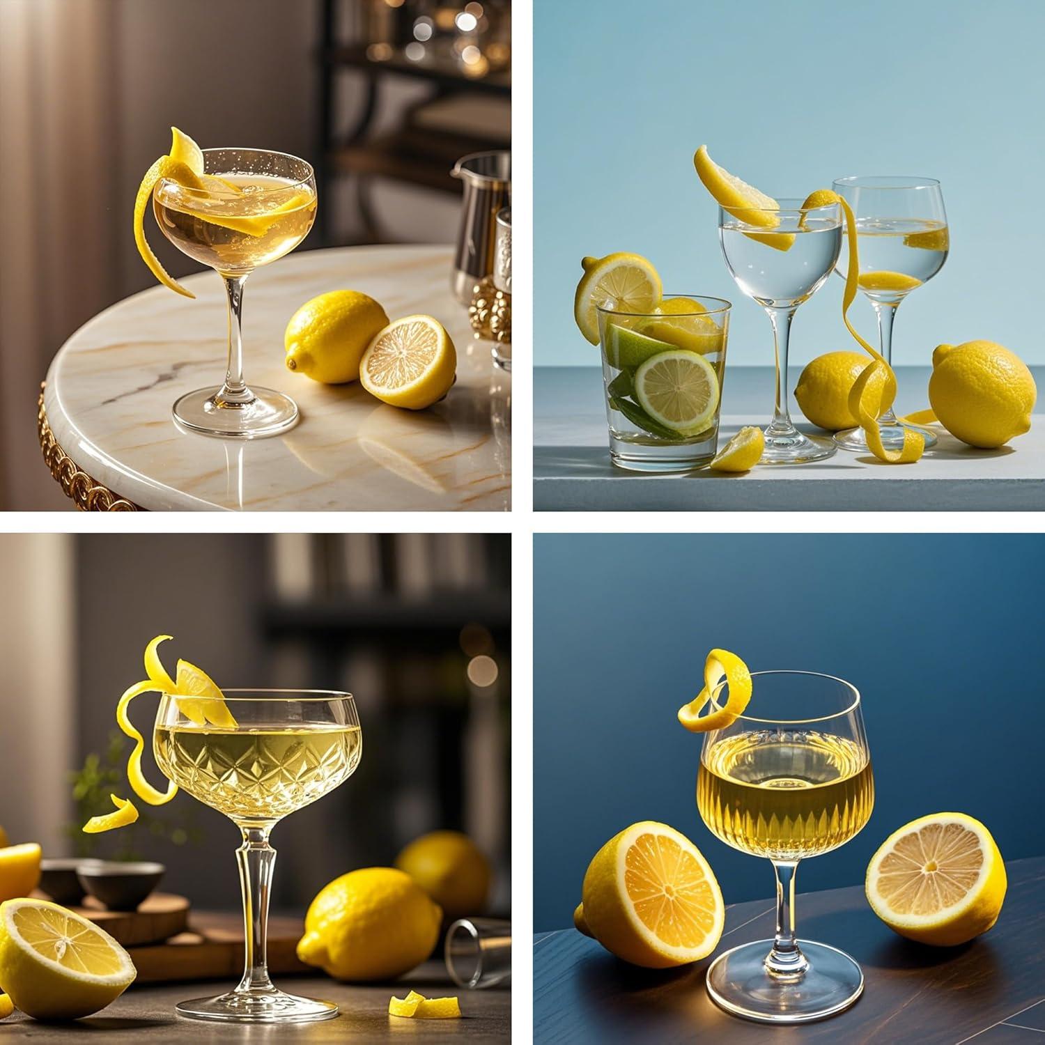 Cuchillo de Canal Pelador de Limón Acero Inoxidable LVVXIXI