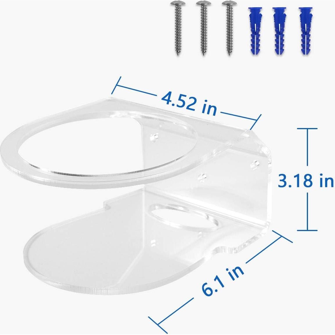 Soporte de Montaje en Pared HOLACA para TP-Link Deco X20/X60 - Acrílico Blanco