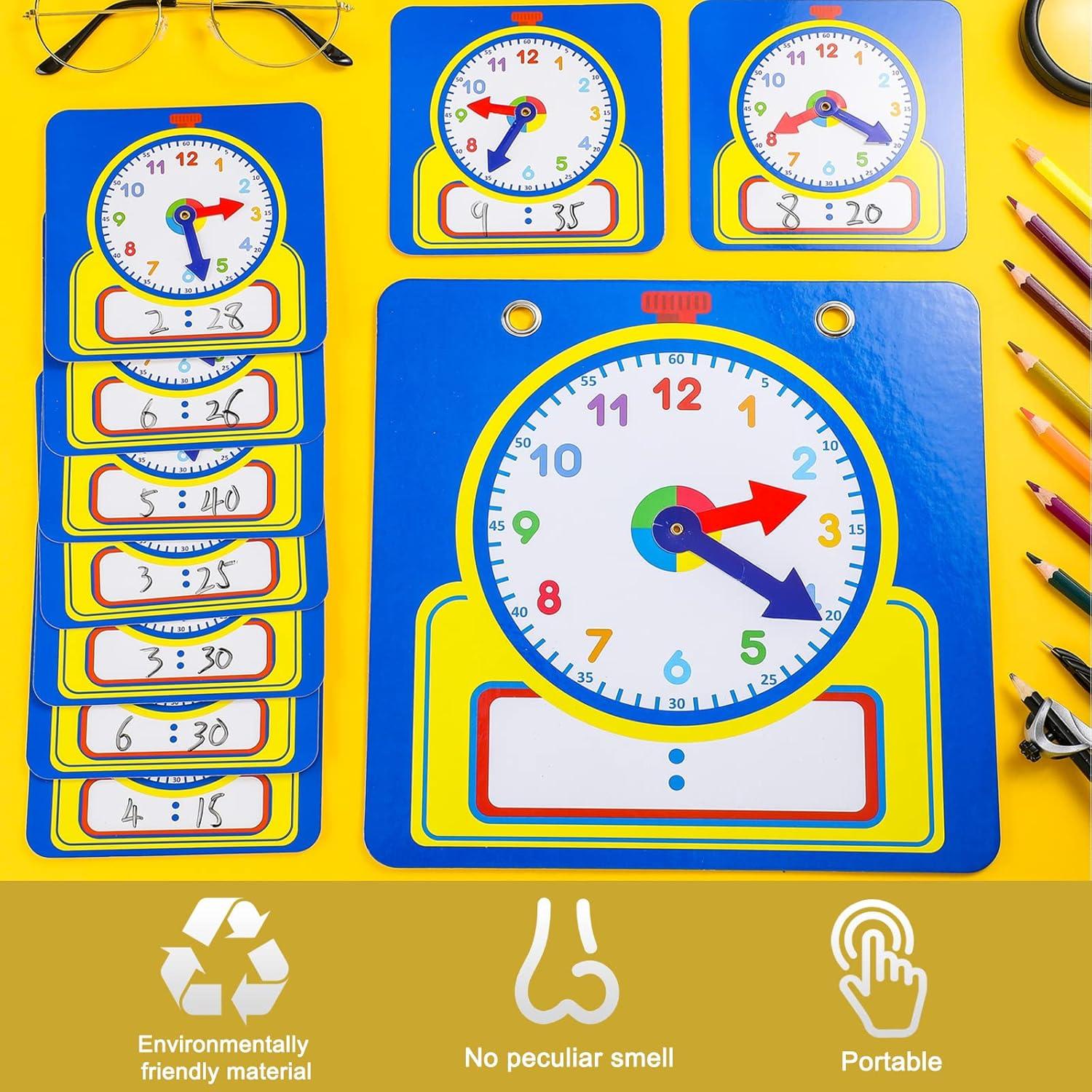 Kit de Reloj de Enseñanza Junkin 25 Piezas para Niños