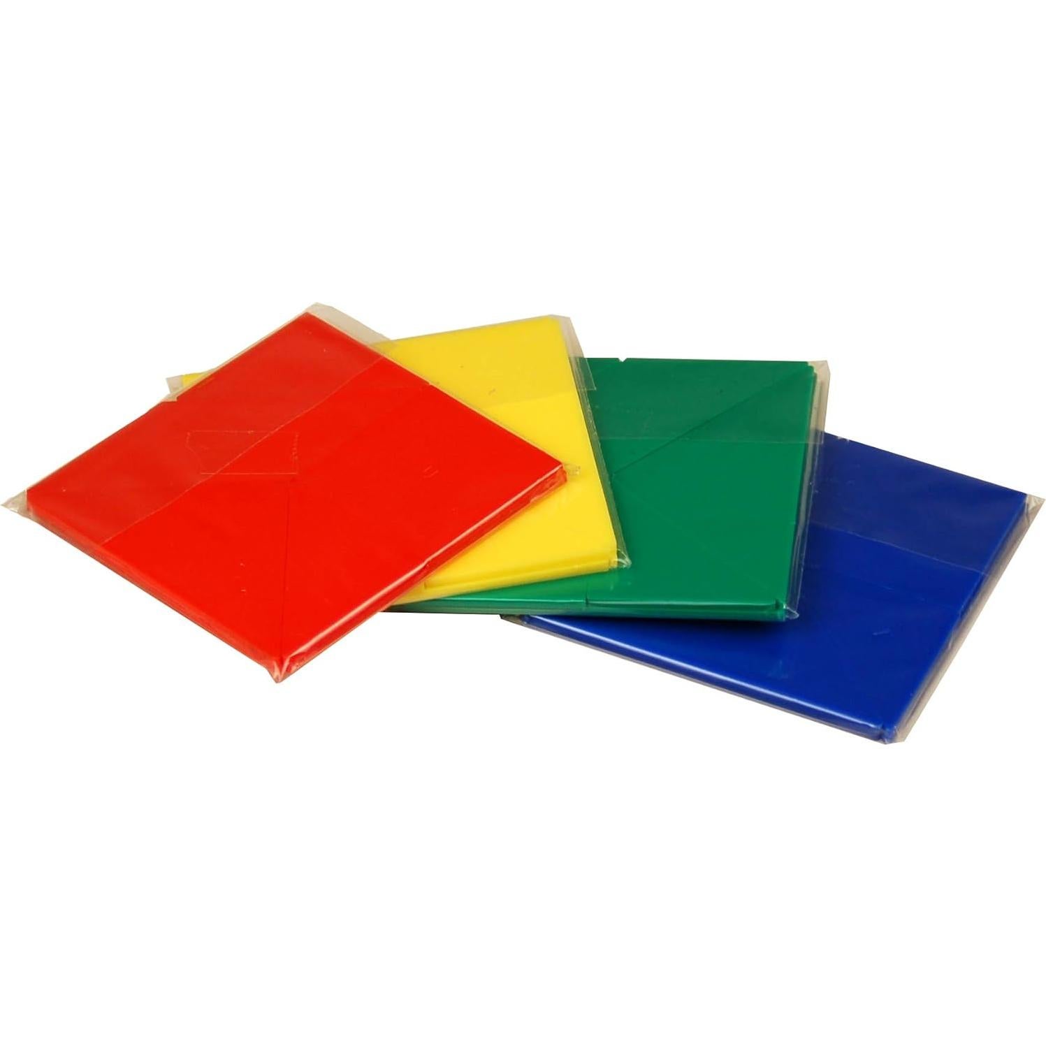 Tangrams de Plástico Learning Advantage - 28 Piezas para Geometría