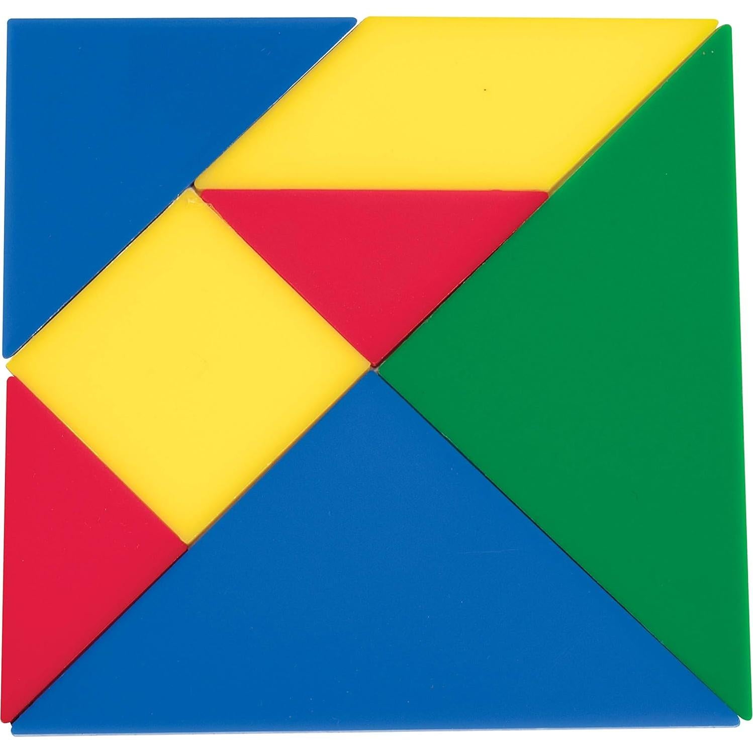 Tangrams de Plástico Learning Advantage - 28 Piezas para Geometría