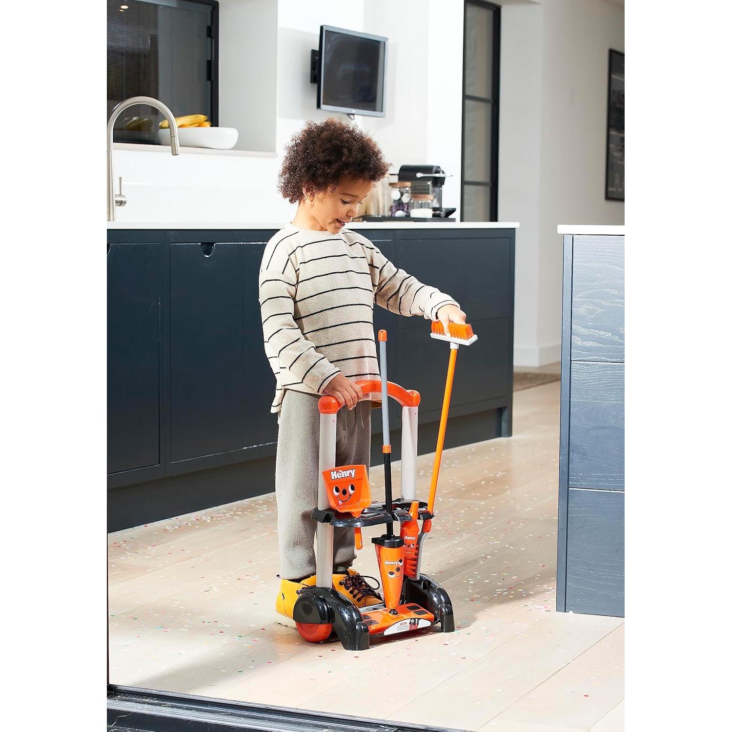 Carro de Limpieza Casdon Henry con Accesorios para Niños