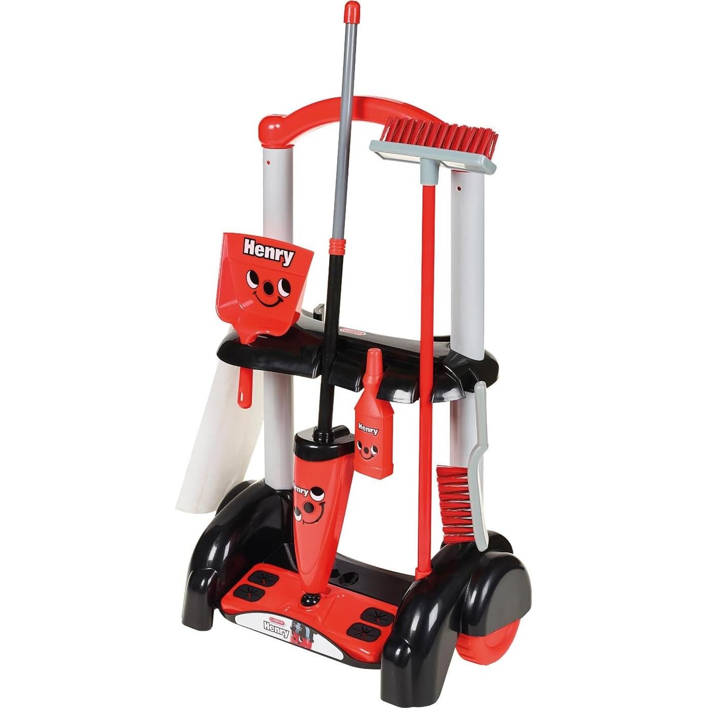 Carro de Limpieza Casdon Henry con Accesorios para Niños