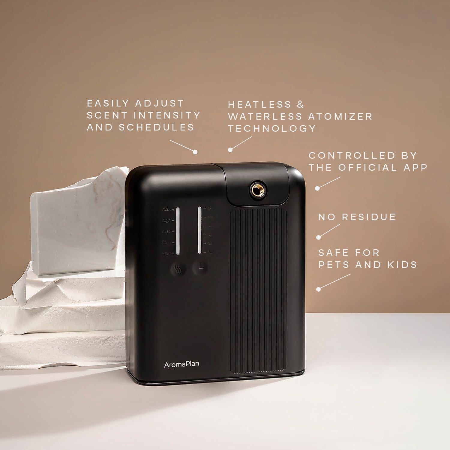 Difusor de Aceite AromaPlan DAP PRO 2025 - 300ml, Negro