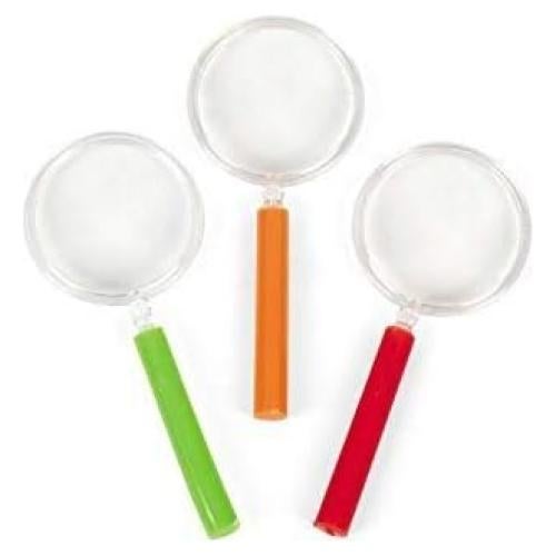 Lupa de Plástico Playscene 10.8 cm - 12 Unidades Colores Variados