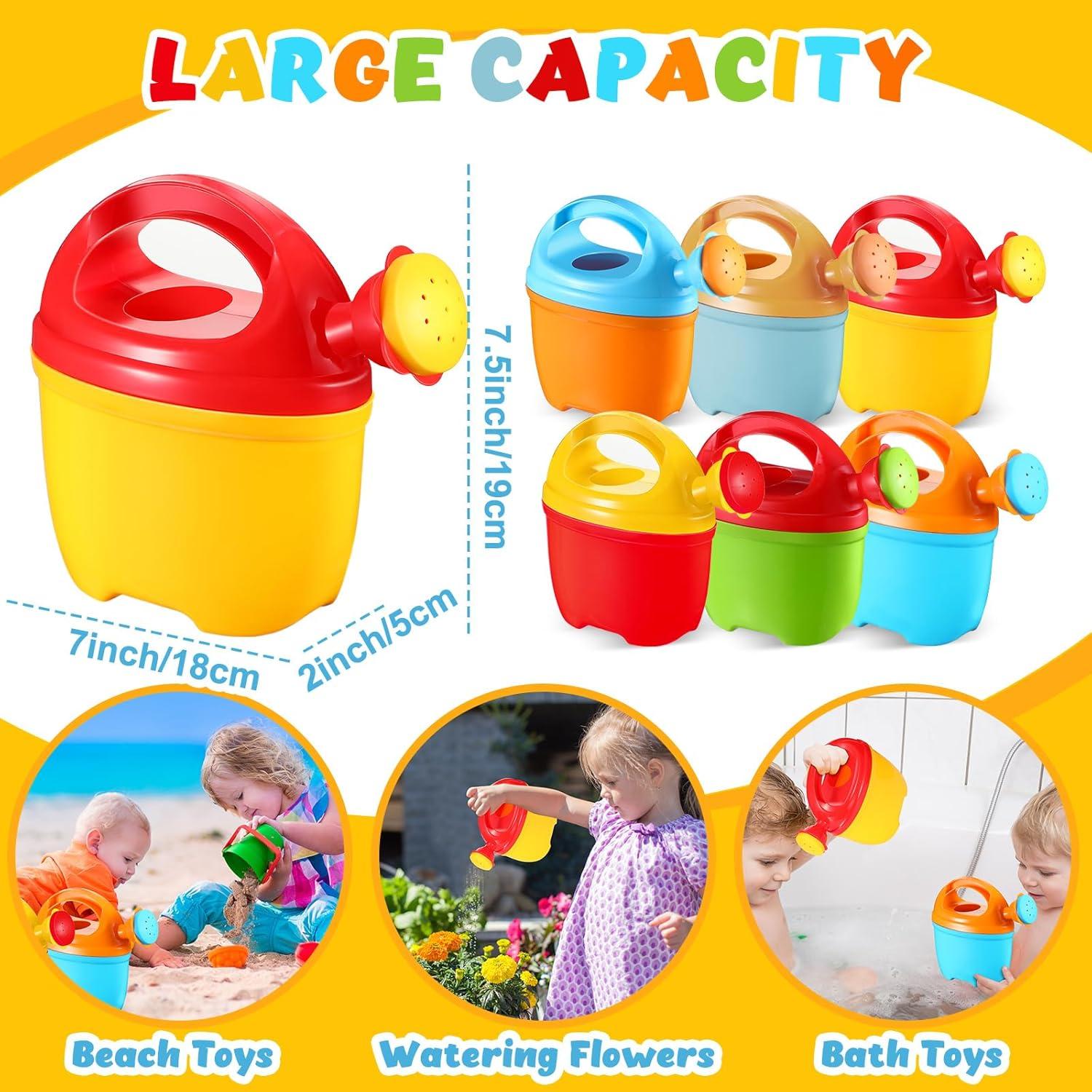 Regaderas de Jardín de Plástico Lenwen - 6 Colores - 19x18x5 cm