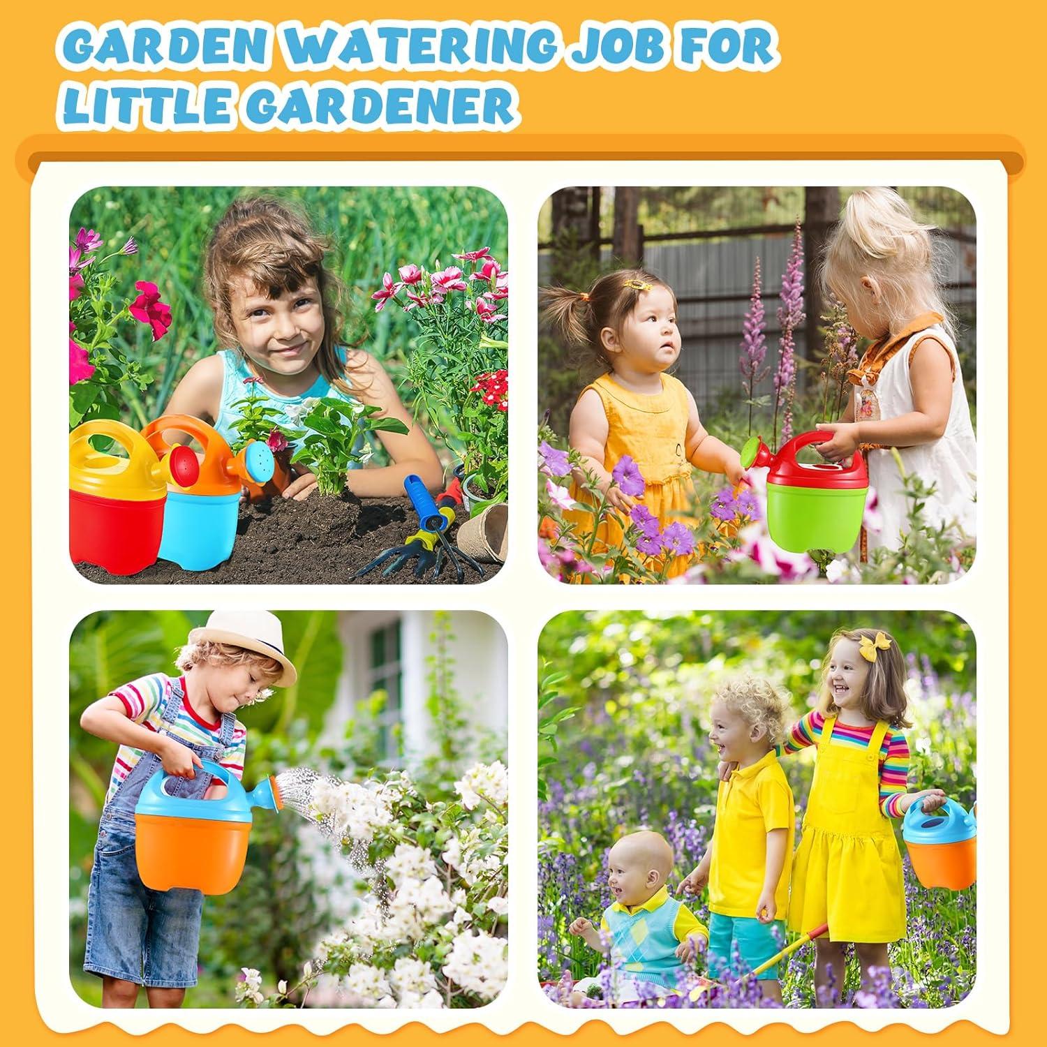 Regaderas de Jardín de Plástico Lenwen - 6 Colores - 19x18x5 cm