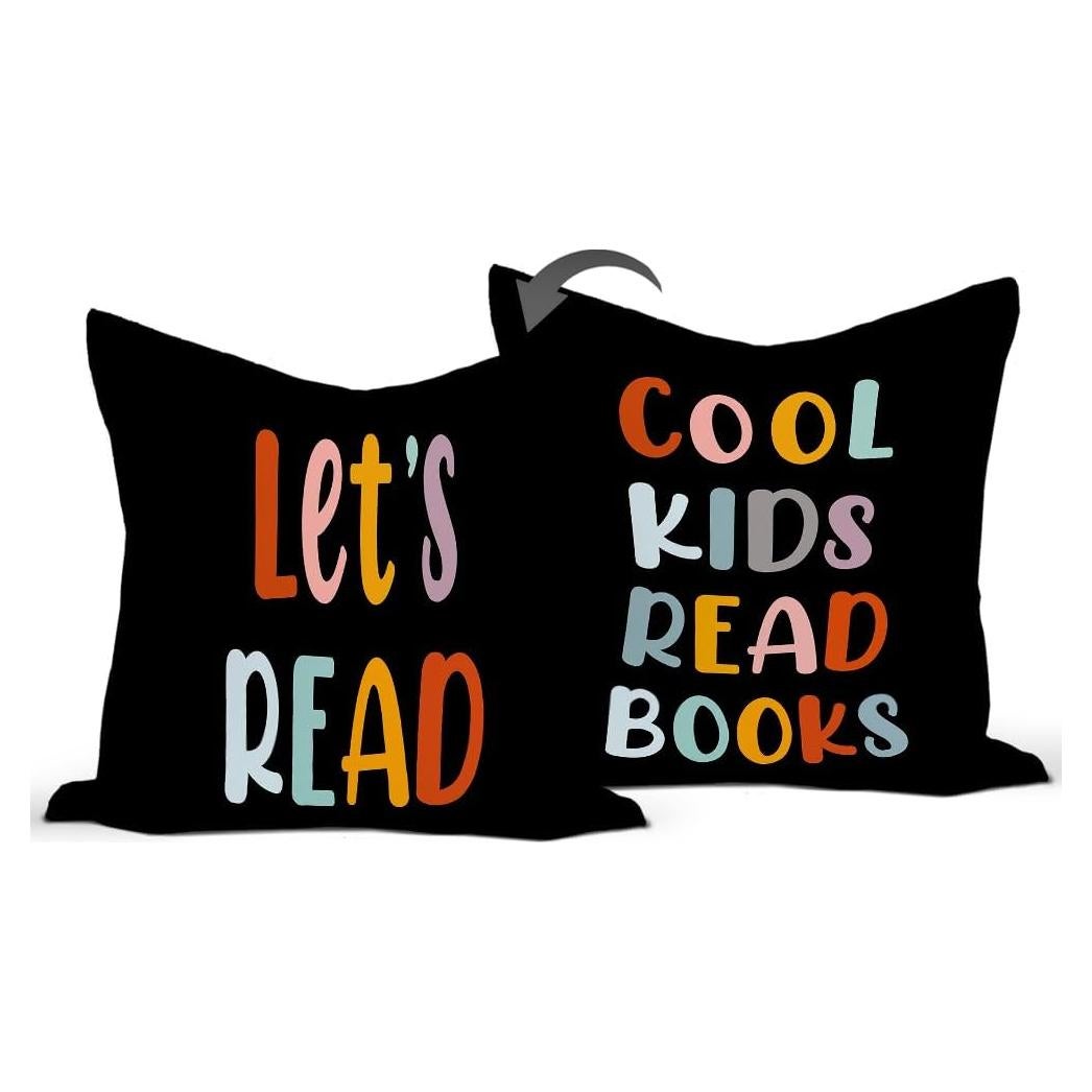 Funda de Almohada Decorativa Rusenbao 45x45 cm Negra Franela