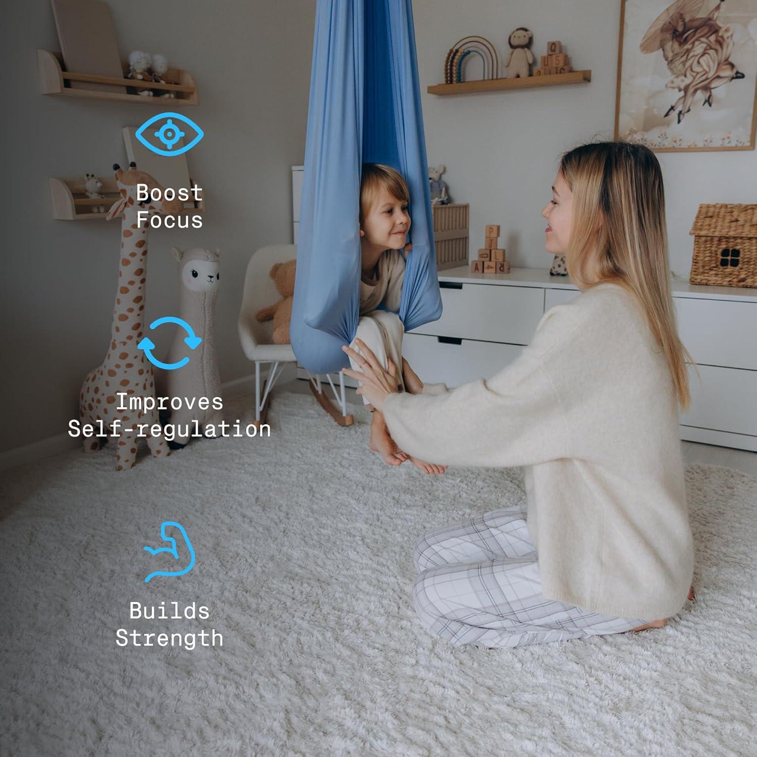 Columpio Sensorial ATA zooz 59x59cm para Niños y Adultos