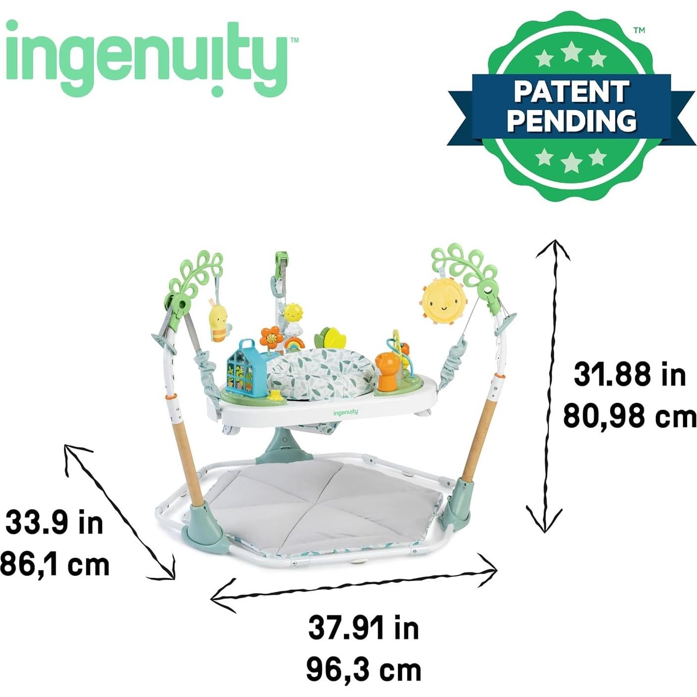 Centro de Hitos 6-en-1 Ingenuity Tummy-to-Toes para Bebés