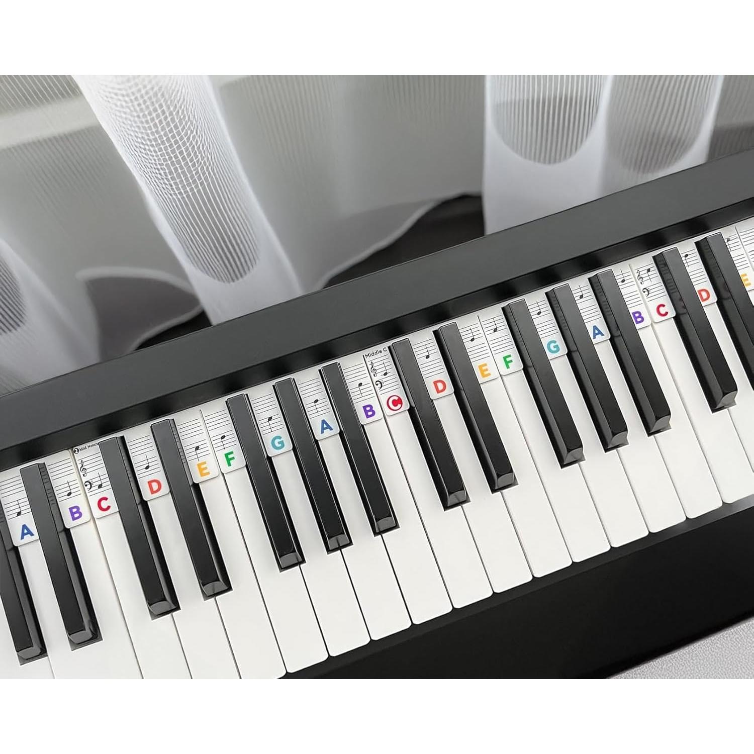 Etiquetas de Teclado de Piano Online-Welcome 61 Teclas Silicona