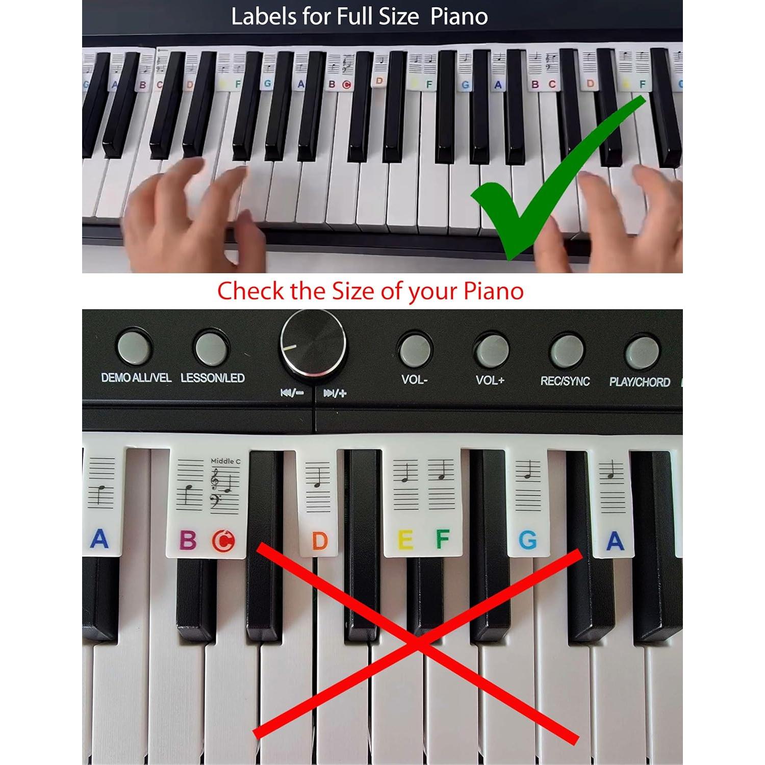Etiquetas de Teclado de Piano Online-Welcome 61 Teclas Silicona